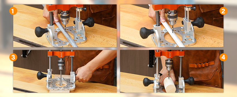 The Secret to Drilling Perfectly Square Holes Without a Bulky Drill Press