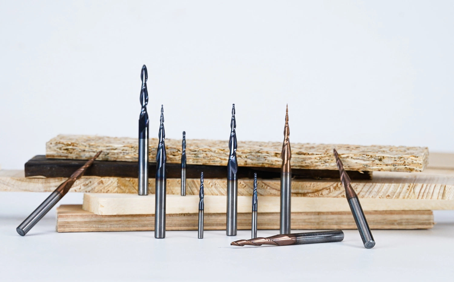 SpeTool 2d 3d carving tapered end mill router bits