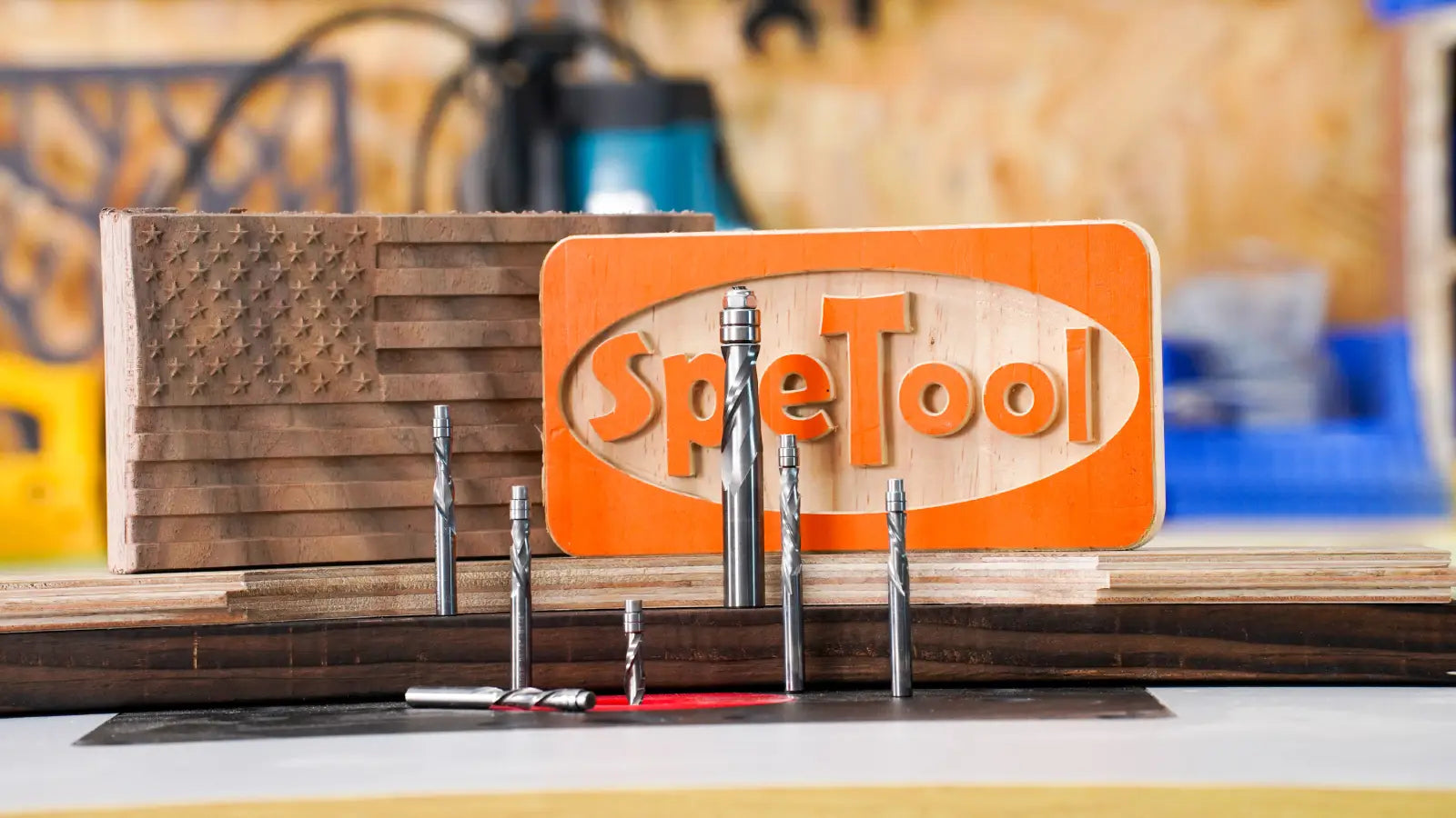 SpeTool Flush Bearing Router Bits