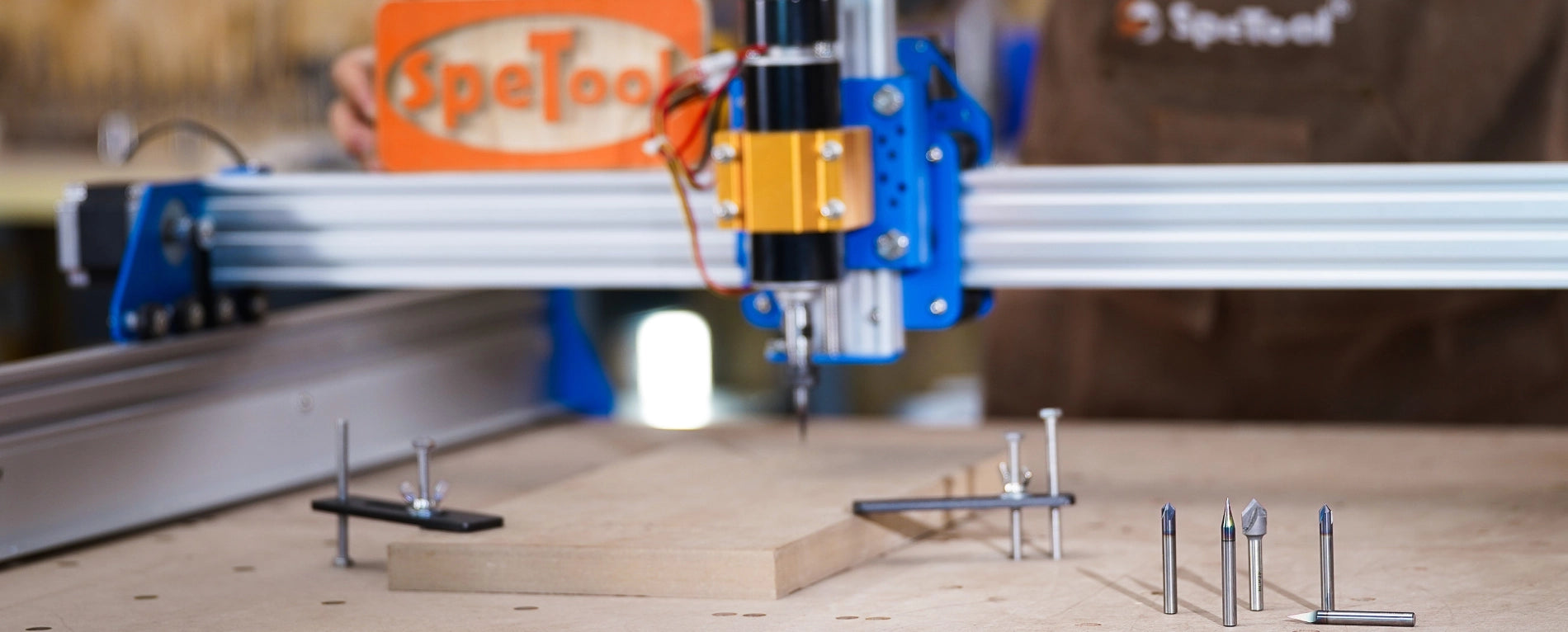 SpeTool V Groove chamfer engrave router bit
