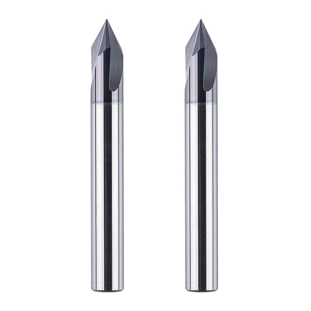 SpeTool EU W06508 3 FL 6MM DIA x 60 DEG x 6MM SHANK x 50MM OVL V BIT