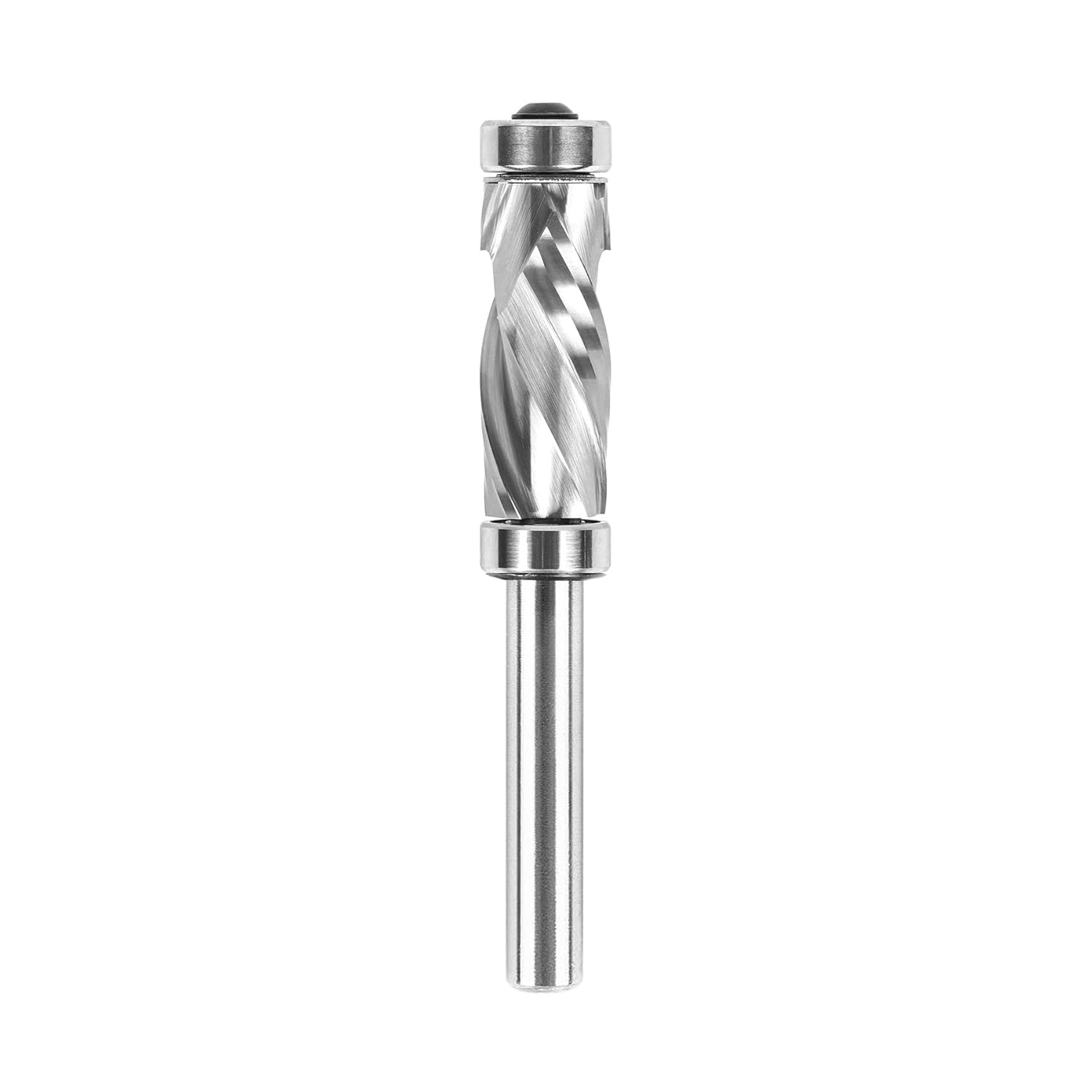 SpeTool EU W07507 SC Top & Bottom Bearing Compression Flush Trim 12mm Dia x 8mm Shank x 32mm Cutting Length x 84mm Overall Long Router Bit