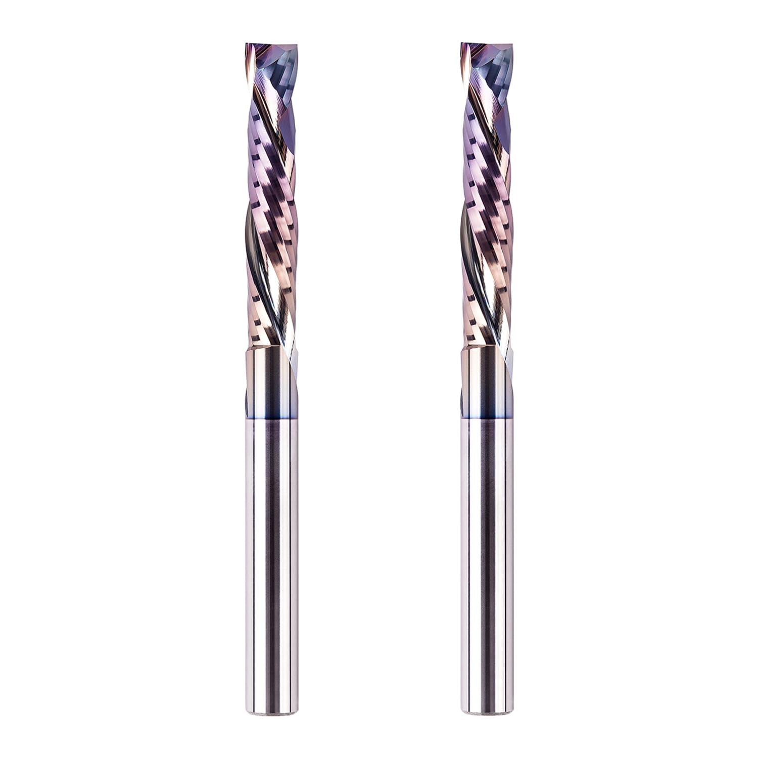 SpeTool EU W02508 SPE-X Coated SC COMPRESSION 2 FL 8MM DIA x 45MM CL x 8MM SHANK x 100MM OVL ROUTER BIT