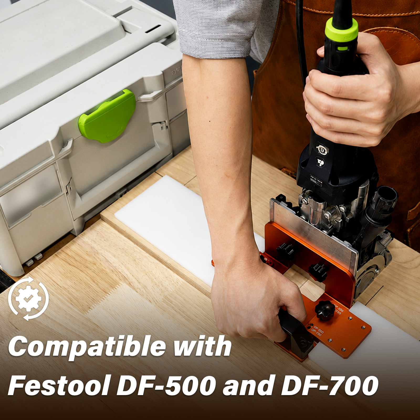SpeTool S04005 Aluminum Domino Base Compatible with Festool Domino DF-500 &DF-700