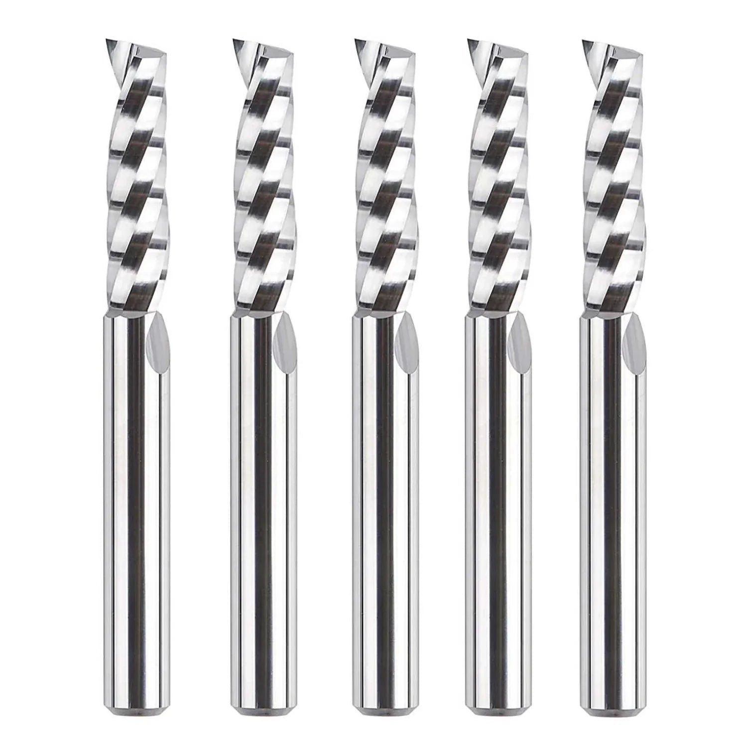 SpeTool UK W03001 SC Spiral O Flute 1/4" Dia x 1/4" Shank x 1" Cutting Length x 2-1/2" Long Up-cut Router Bit