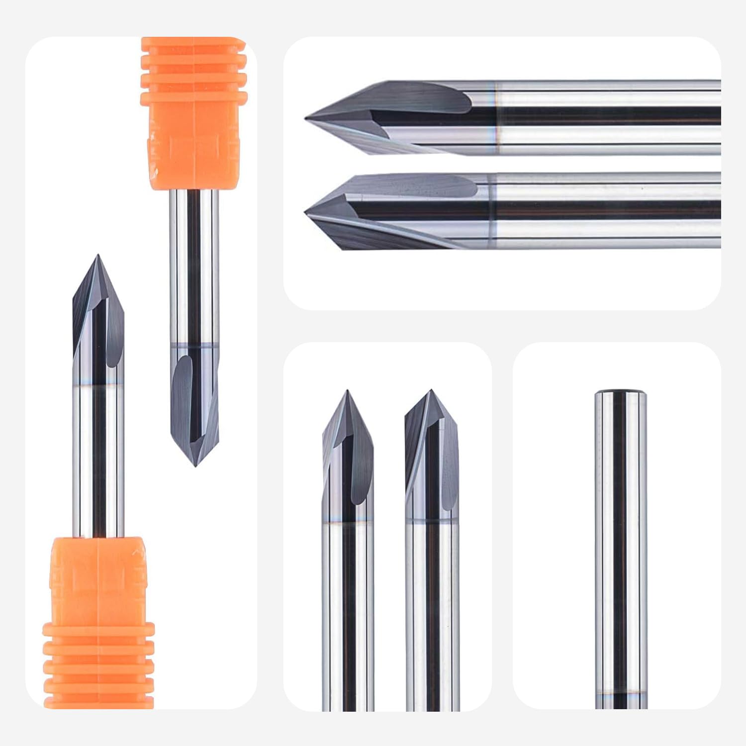 SpeTool EU SC 3 FL 6MM DIA x 60 DEG & 90 DEG x 6MM SHANK x 50MM OVL V BIT