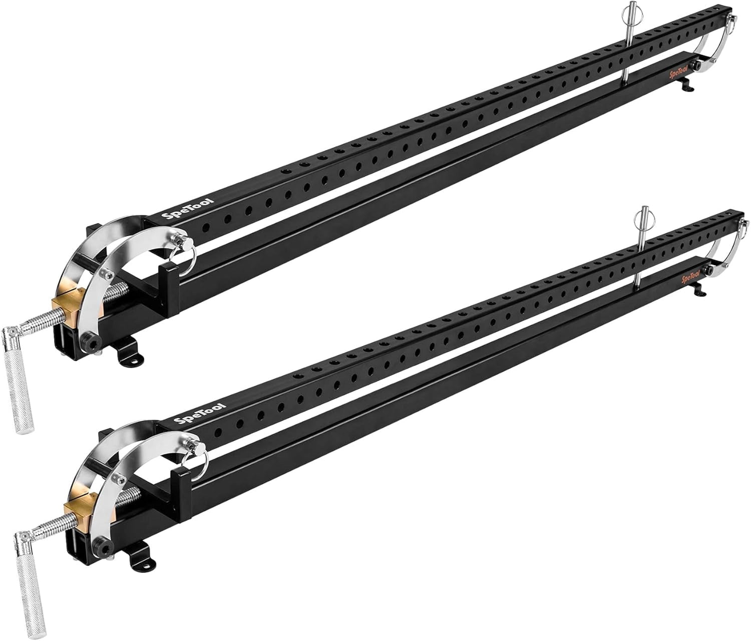 SpeTool EU S05001 36 Inch 1 pack/ 2pack, 4-Way Pressure Panel Clamp, Heavy-Duty Steel Parallel Clamp for Woodworking, Cabinets, Tabletops, and Cutting Boards