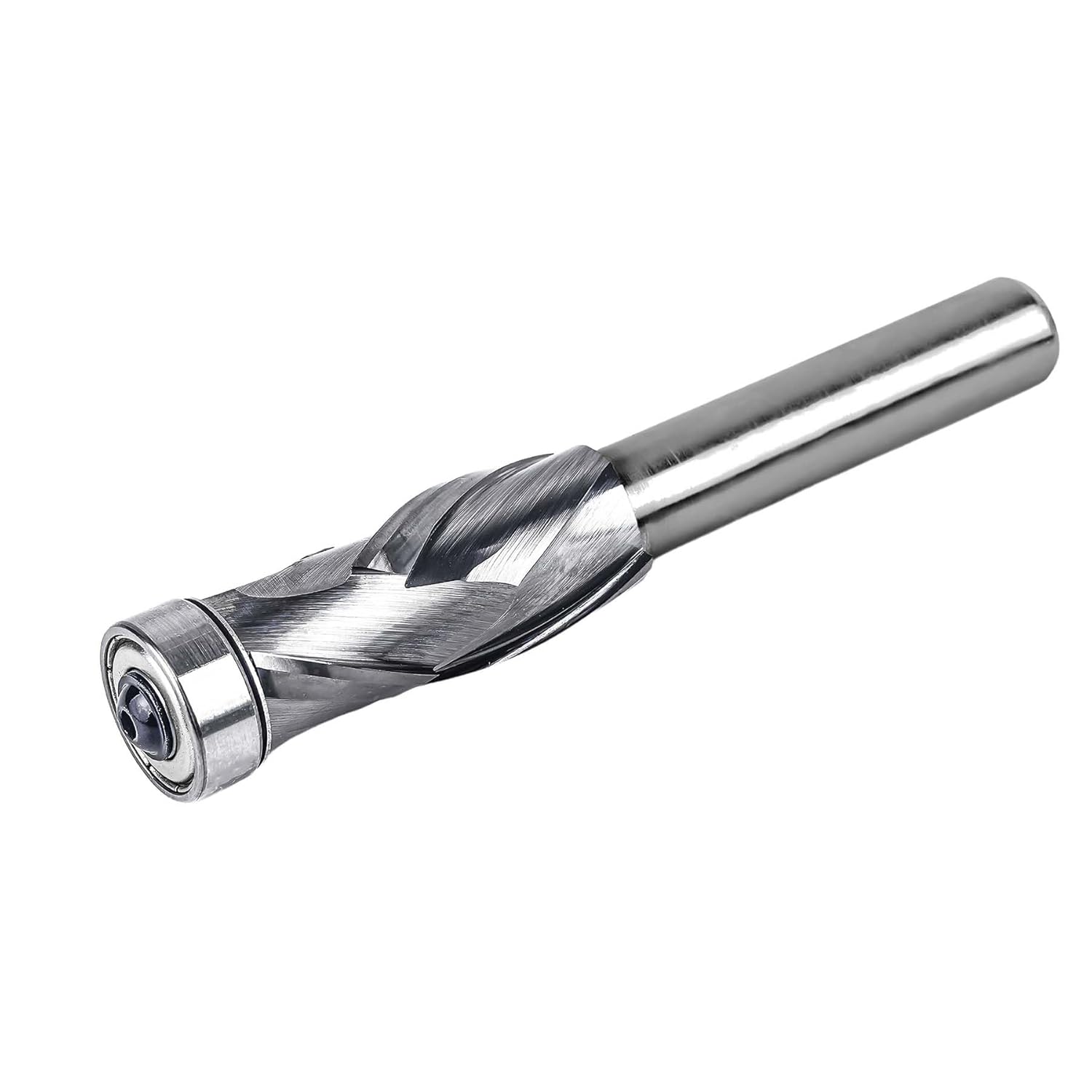 SpeTool CA W07041 SC Bottom Bearing Compression Flush Trim 3/4" Dia x 1/2" Shank x 1-3/4" Cutting Length x 4-2/5" Overall Long Template Router Bit