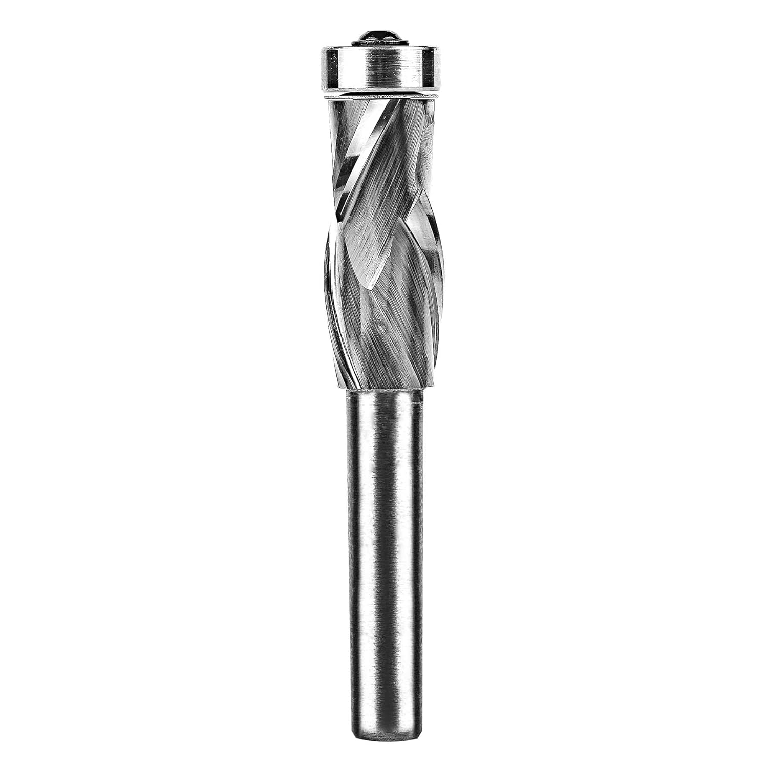 SpeTool CA W07041 SC Bottom Bearing Compression Flush Trim 3/4" Dia x 1/2" Shank x 1-3/4" Cutting Length x 4-2/5" Overall Long Template Router Bit