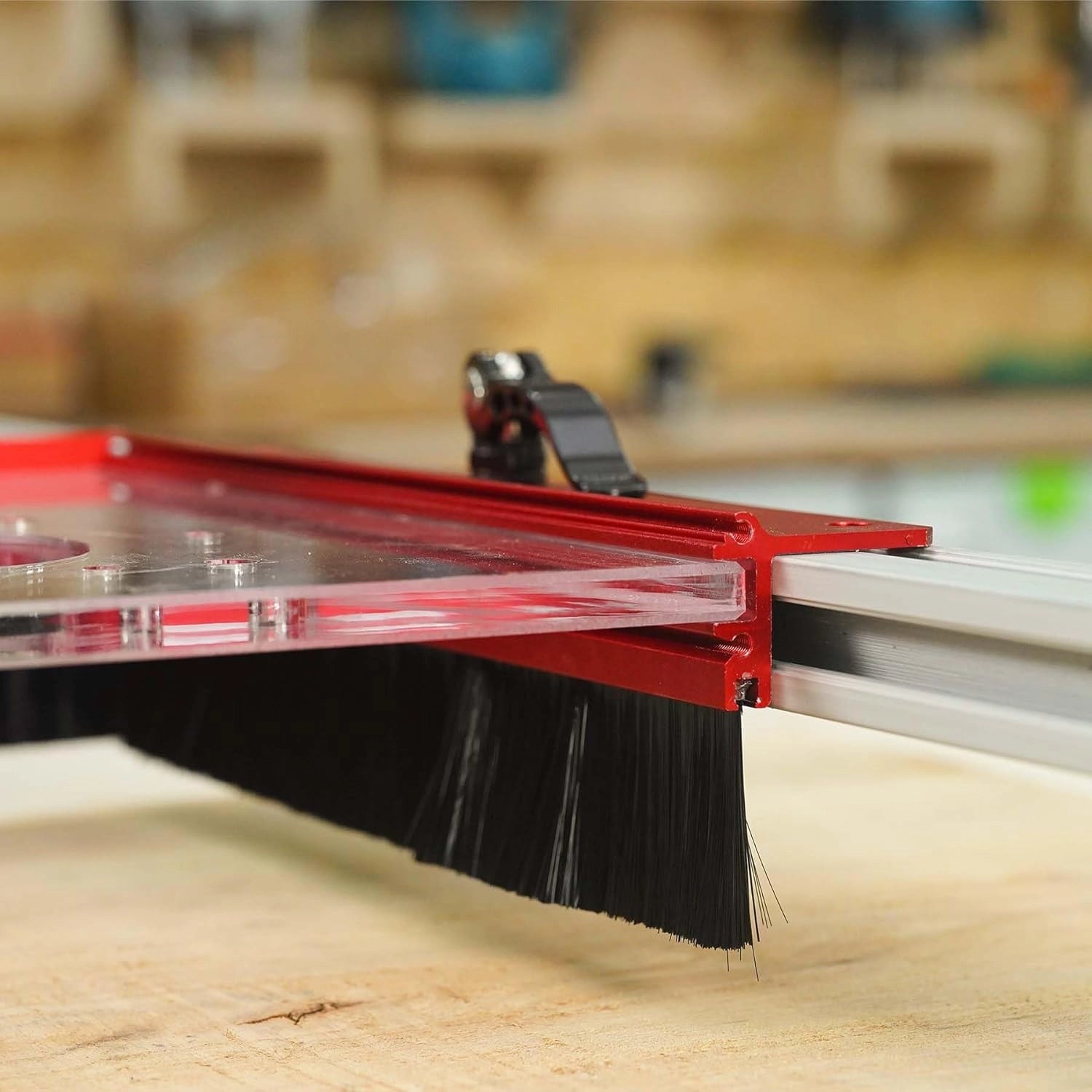 SpeTool S01002 Dust Collection Shroud for Slab Flattening Router Sled, 2-1/2" Dust Collection Interface connect Dust Extractor, Slab Flattening Mill Accessories compatible with Most Routers