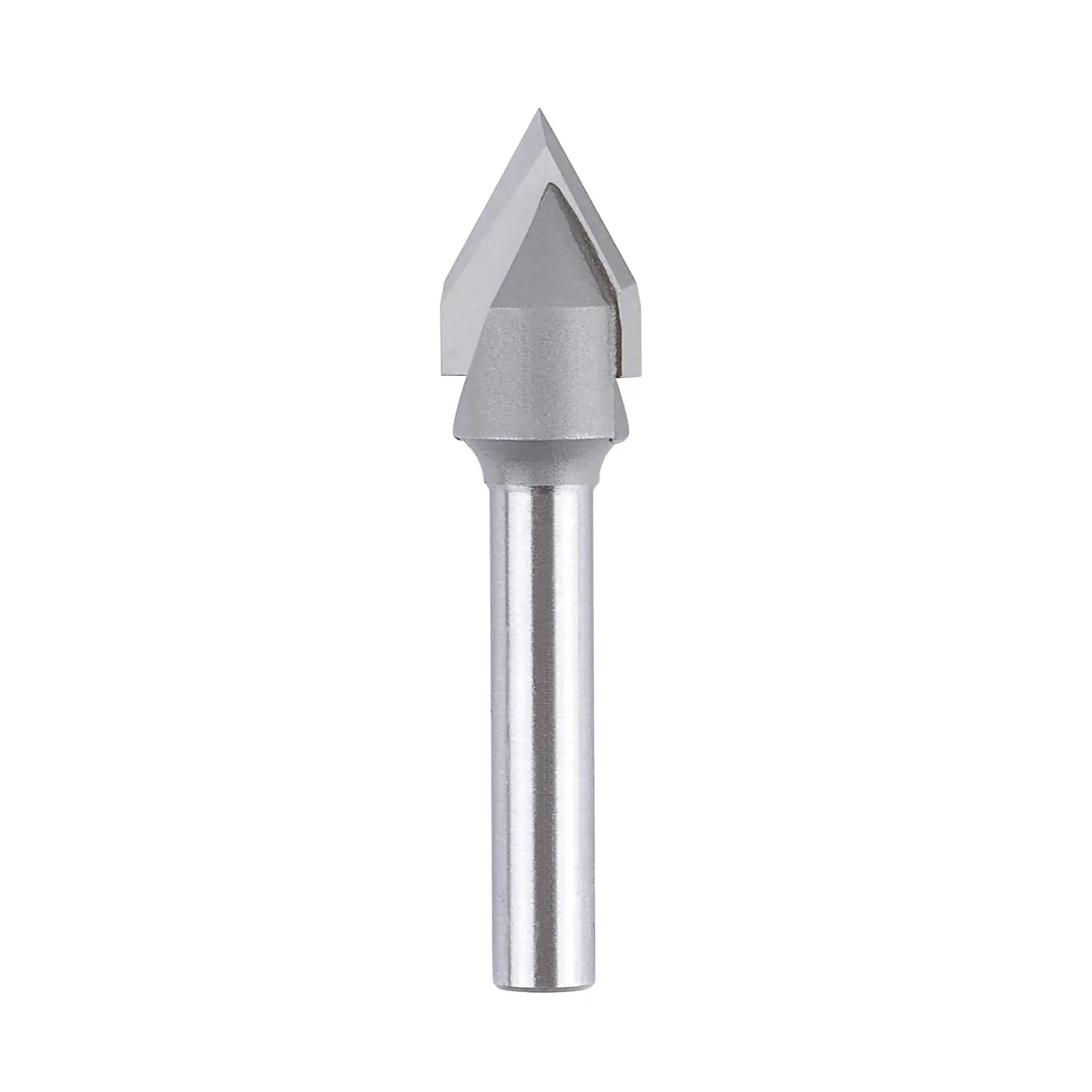 SpeTool EU W06501 Carbide Tipped V Groove 60 Deg 12mm Dia x 6mm Shank x 51mm Long Router Bit