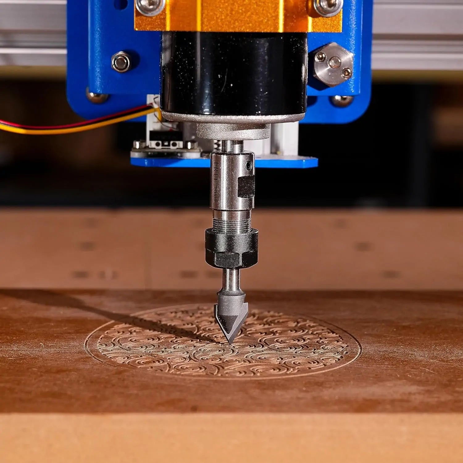 SpeTool EU W06501 Carbide Tipped V Groove 60 Deg 12mm Dia x 6mm Shank x 51mm Long Router Bit