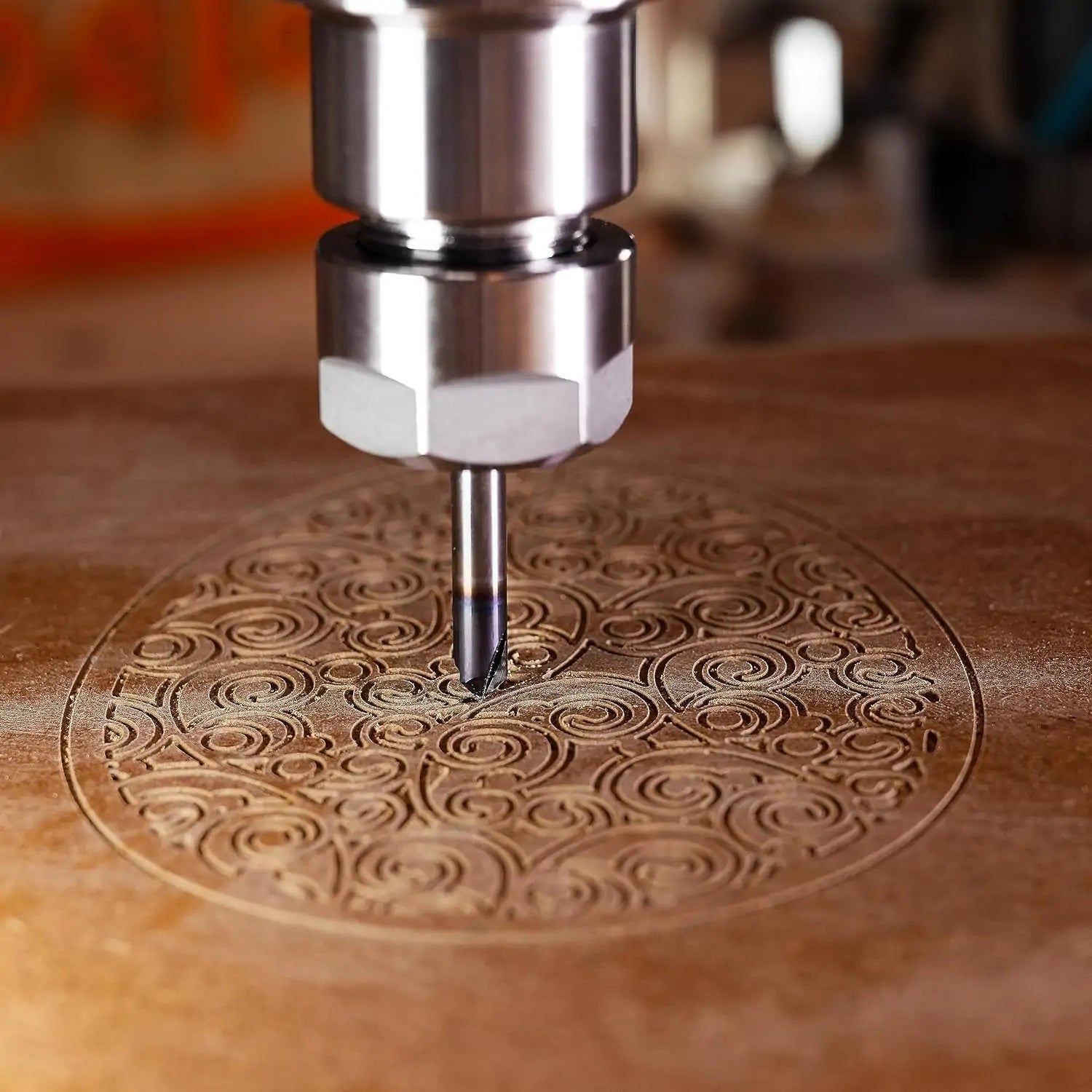 SpeTool EU W06506 3 FL 4MM DIA x 60 DEG x 4MM SHANK x 50MM OVL V BIT