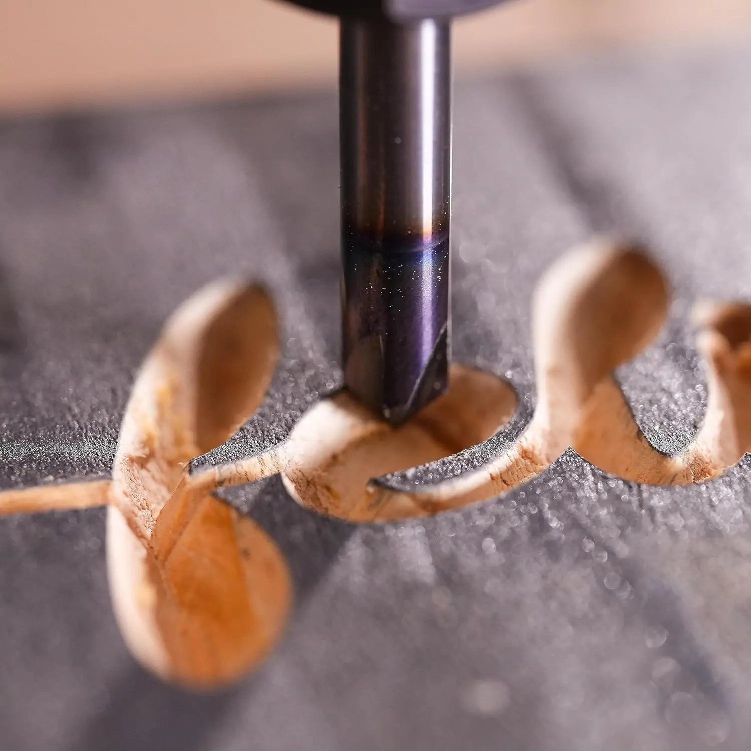 SpeTool EU W06509 3 FL 6MM DIA x 90 DEG x 6MM SHANK x 50MM OVL V BIT