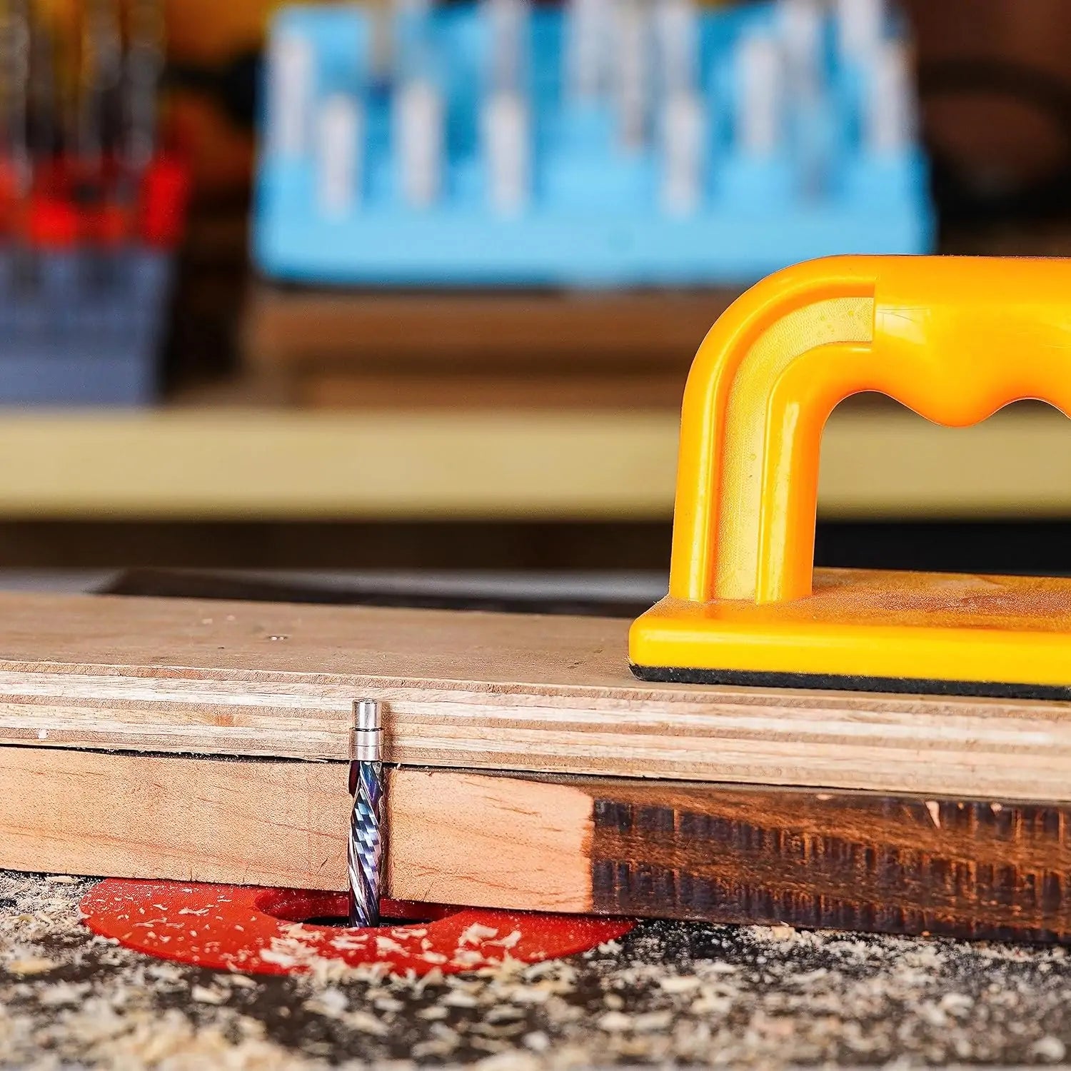 SpeTool EU W07501 SPE-X Coated Solid Carbide Flush Trim Compression Spiral 6mm Dia x 6mm Shank x 28mm Cutting Length x 75mm Long Router Bit