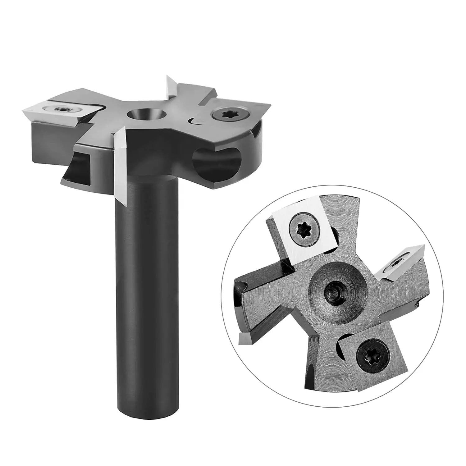 SpeTool EU W05008 2+2 FLUTES SPOILBOARD 45MM DIA x 12MM SHANK ROUTER BIT