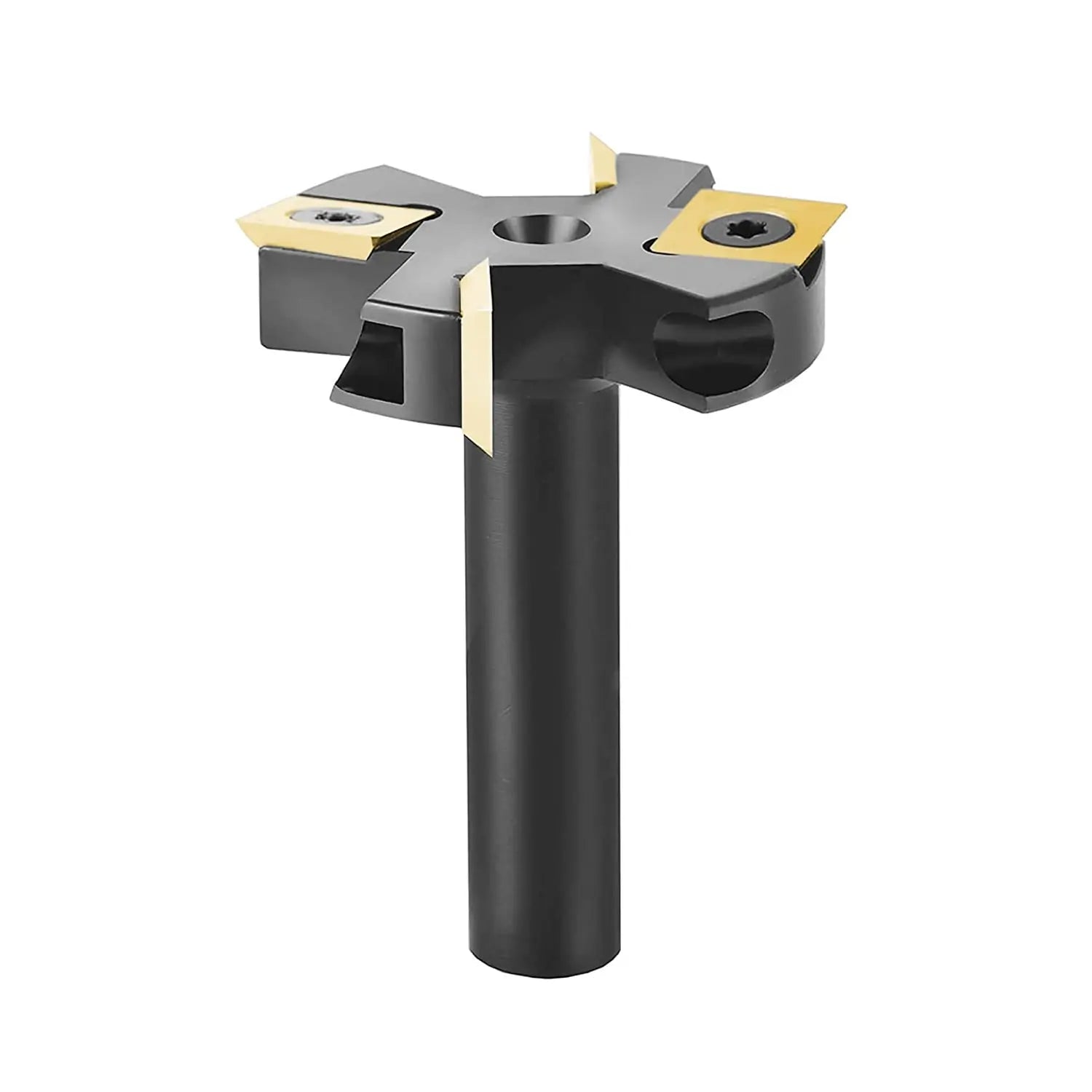 SpeTool EU W05008 ATS COATED CARBIDE INSERT 2+2 FLUTES SPOILBOARD 45MM DIA x 12MM SHANK ROUTER BIT