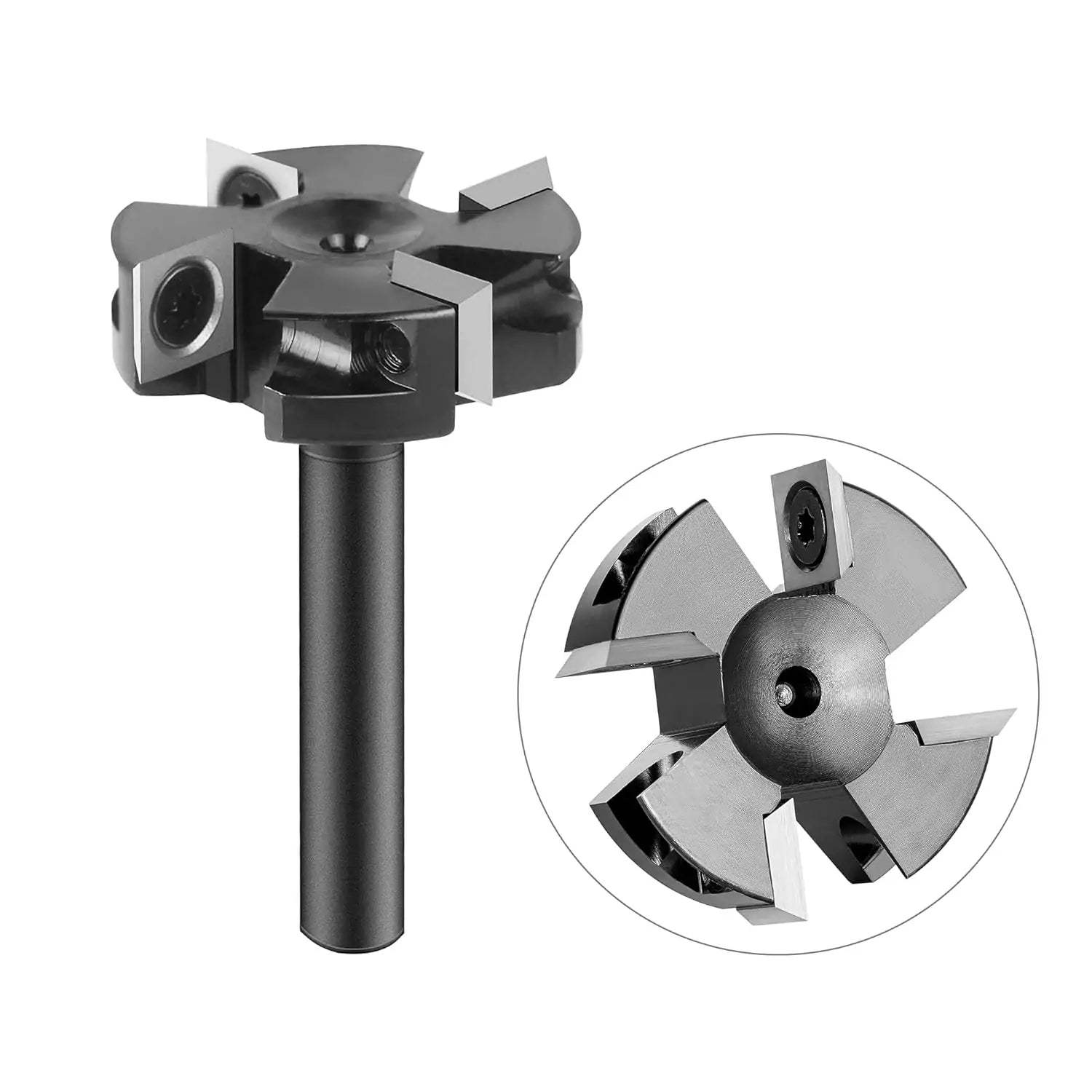 SpeTool EU W05009 4 FLUTES SPOILBOARD 40MM DIA x 8MM SHANK ROUTER BIT