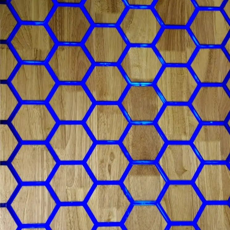 Glowing River Stream Desk Accessory: Integrated Sensory LED Module (White Light)