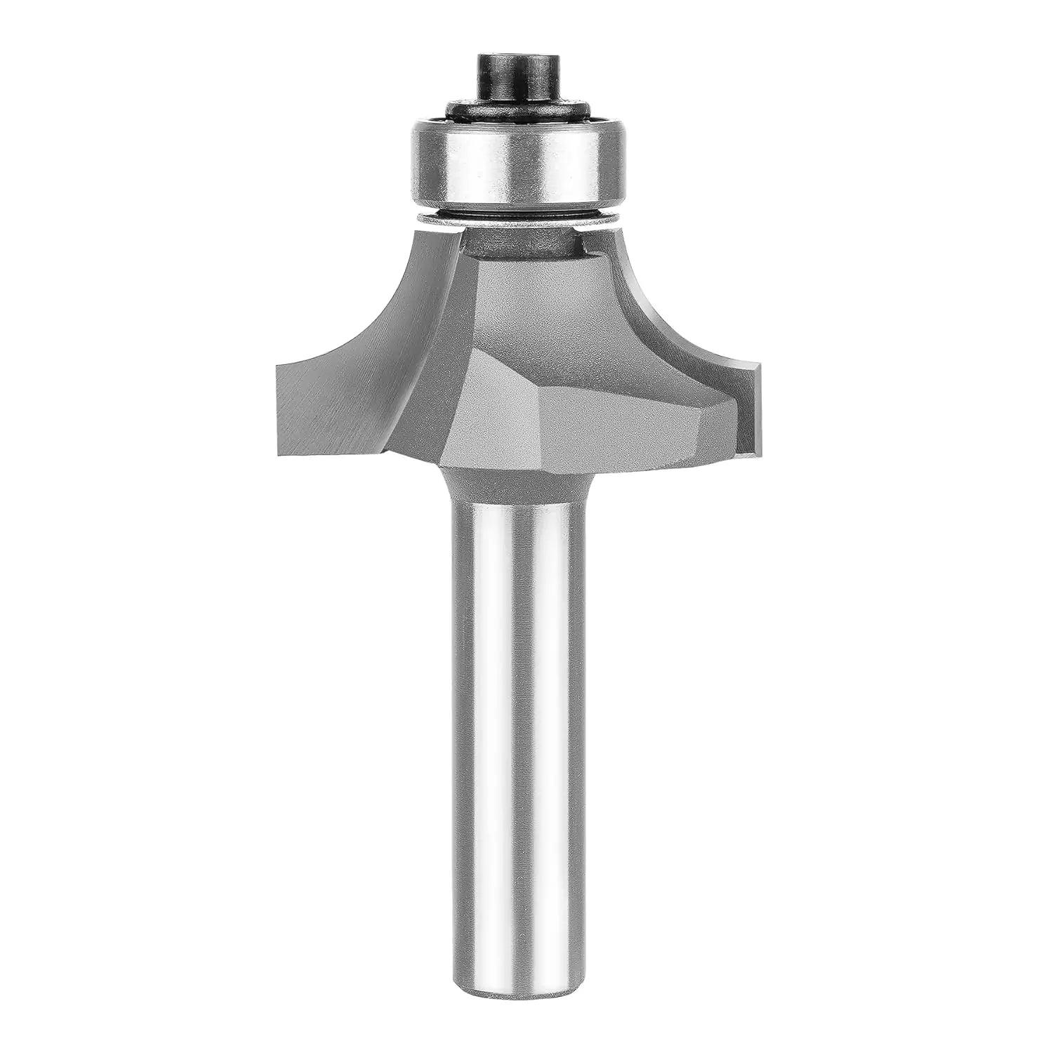 SpeTool EU W07511 Carbide Tipped Corner Rounding 8mm Radius x 8mm SHK x  55mm Overall Length Lower Ball Bearing Router Bit