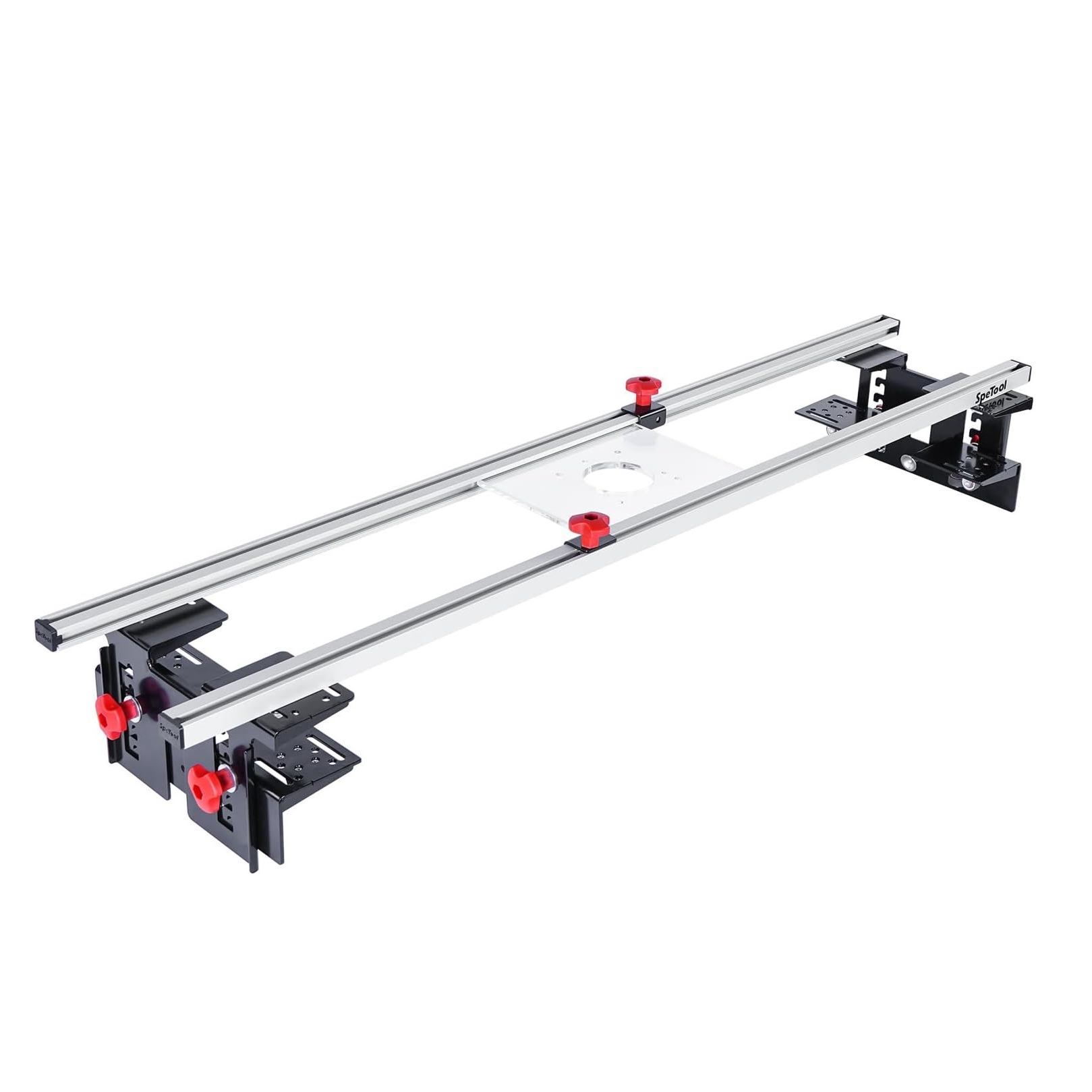 SpeTool Cratos S01001 PRO Machinist-Grade Router Sled - Wood Slab Flattening Mill