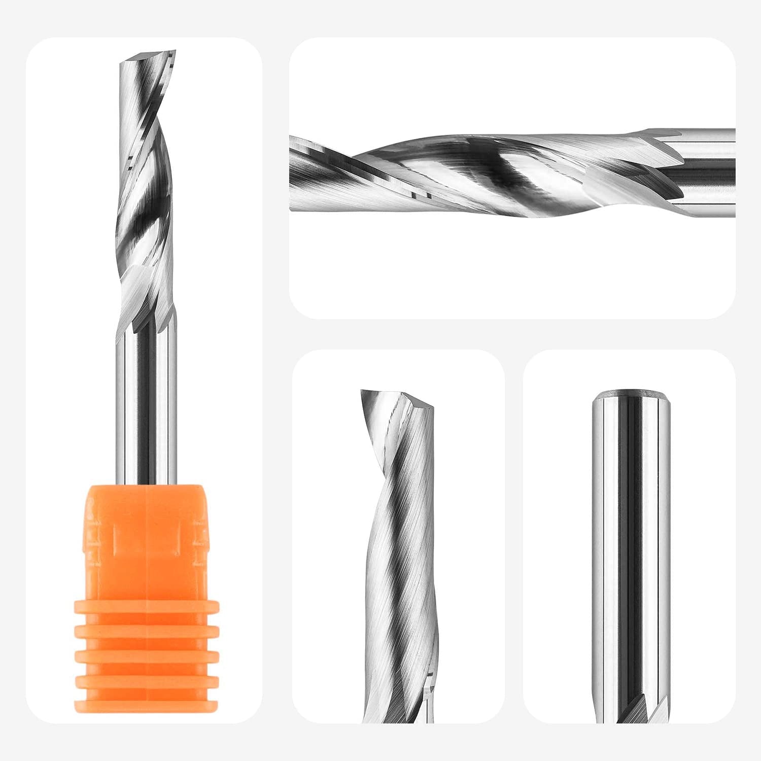 SpeTool EU W03503 O FLUTE 6MM DIA x 22MM CL x 6MM SHANK x 50MM OVL ROUTER BIT FOR ALUMINUM