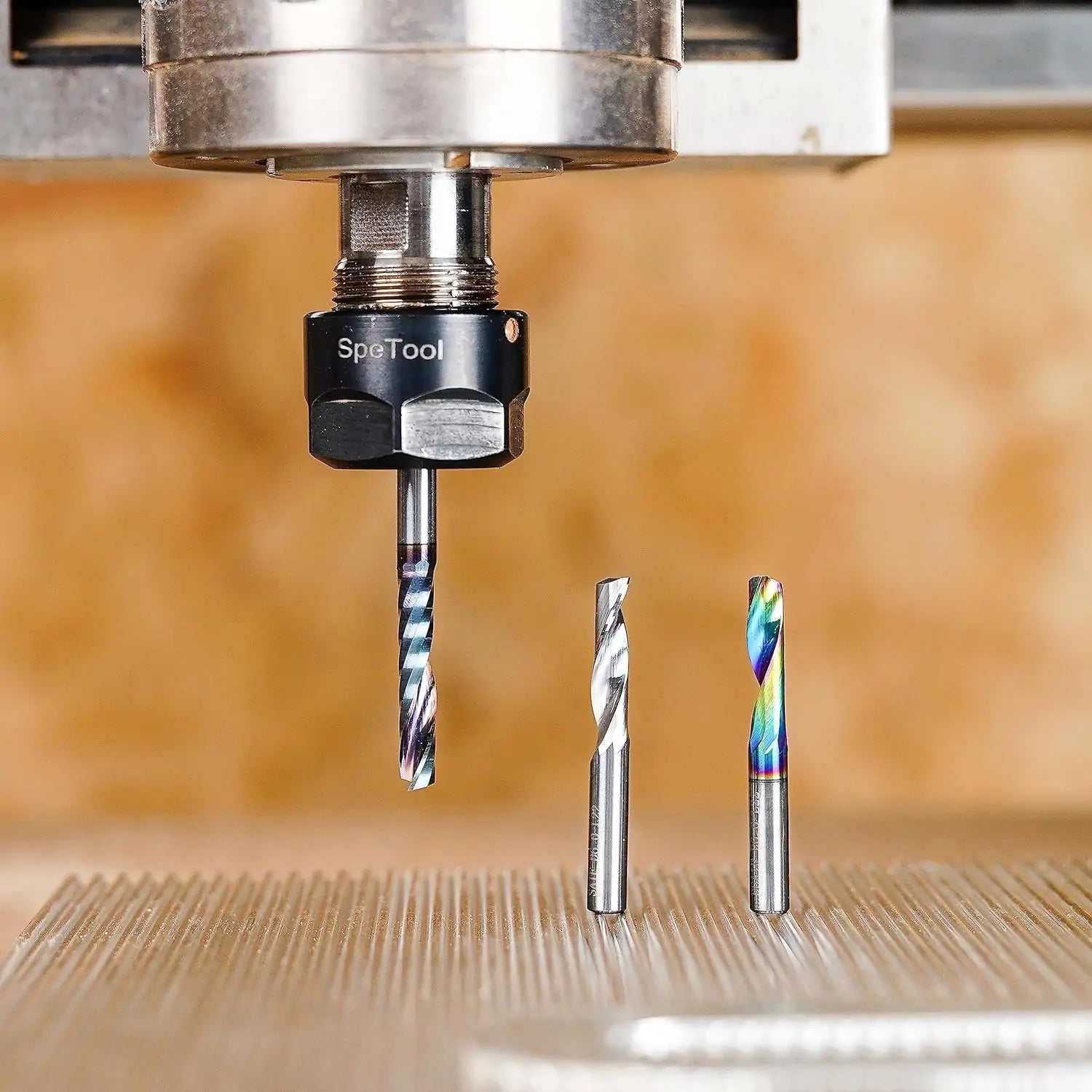 SpeTool EU W03503 DLC COATED O FLUTE 6MM DIA x 22MM CL x 6MM SHANK x 50MM OVL ROUTER BIT FOR ALUMINUM