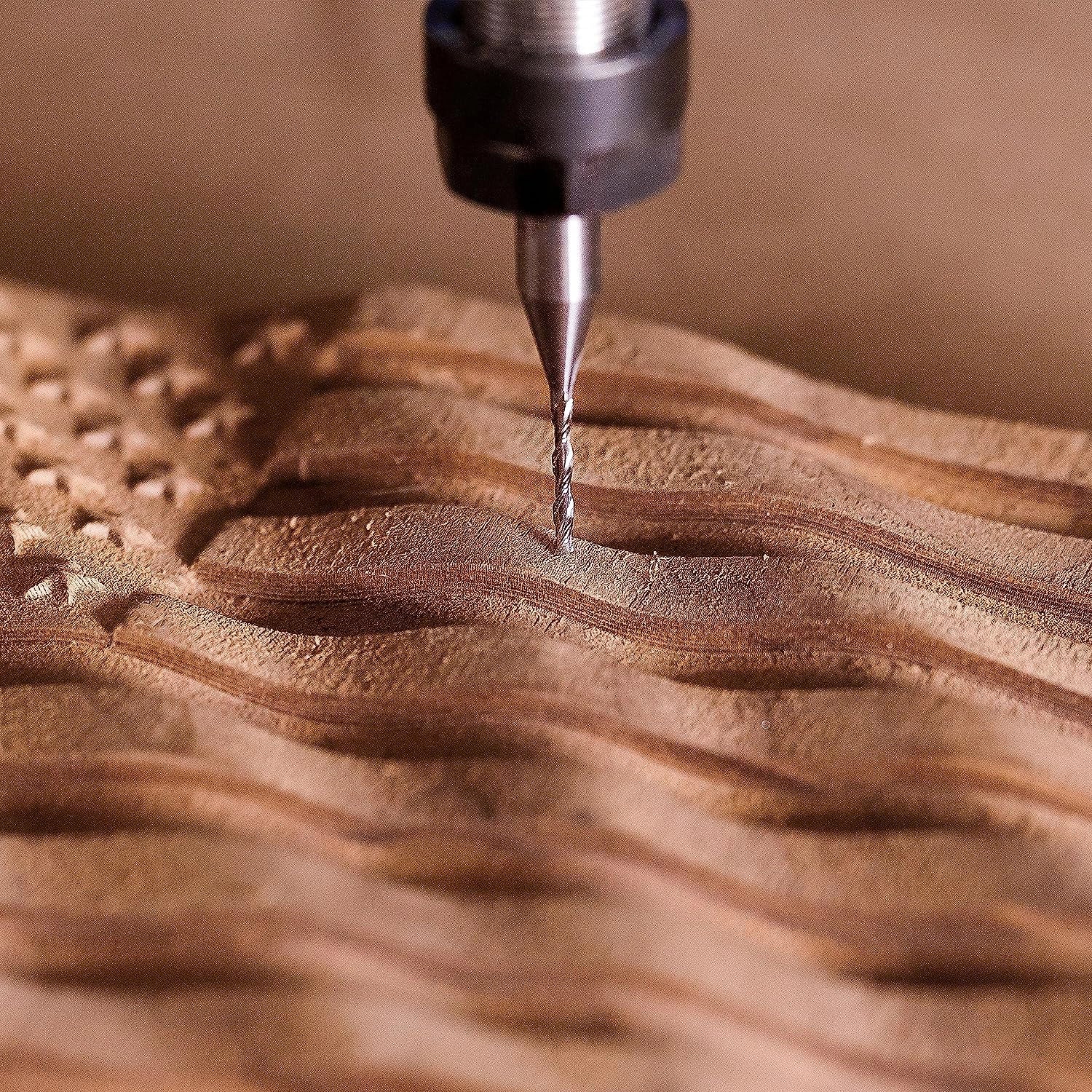 SpeTool EU W04502 UP CUT 2 FL 4MM DIA x 20MM CL x 8MM SHANK x 75MM OVL ROUTER BIT