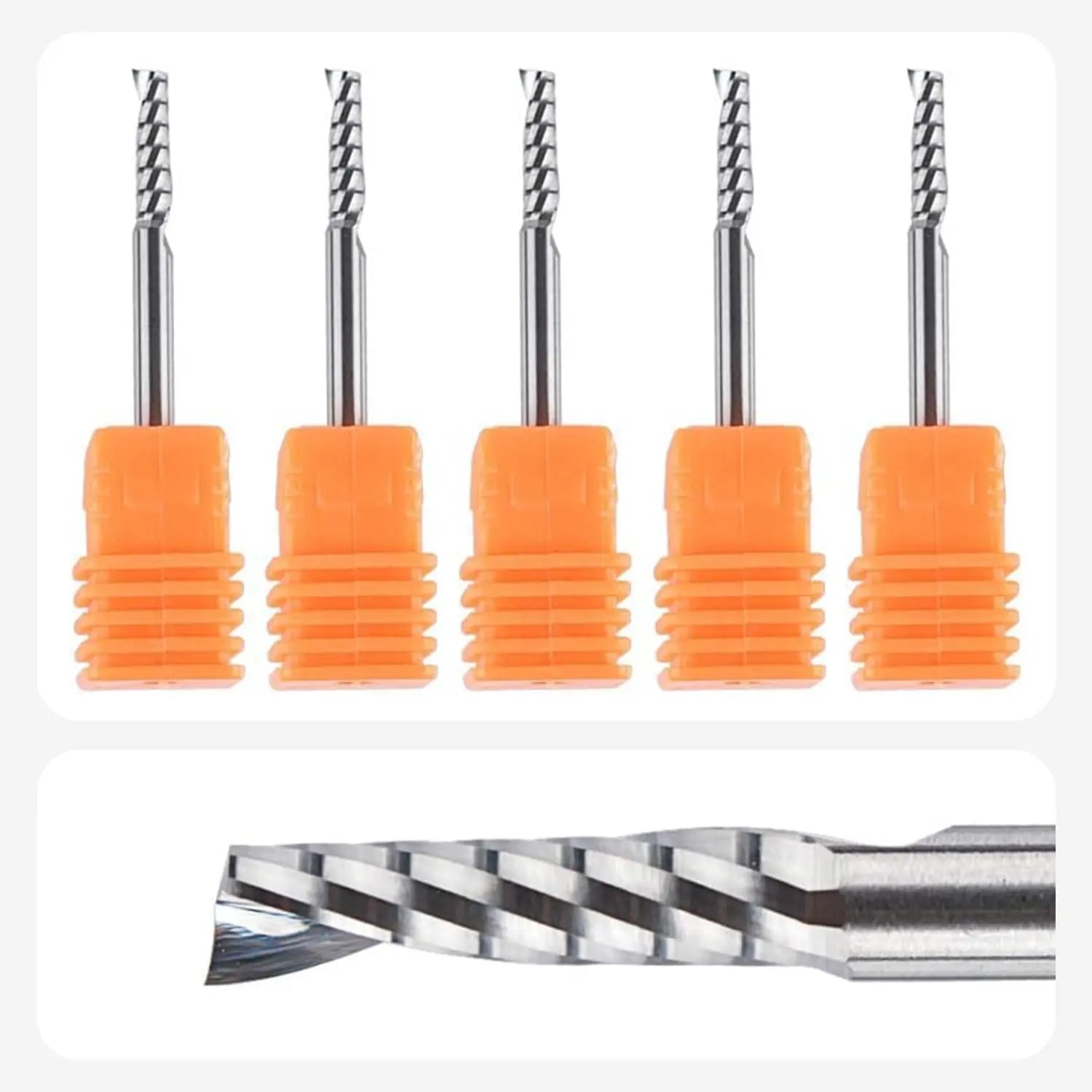 SpeTool EU W03502 O FLUTE 3.175MM DIA x 12MM CL x 3.175MM SHANK x 38.1MM OVL ROUTER BIT