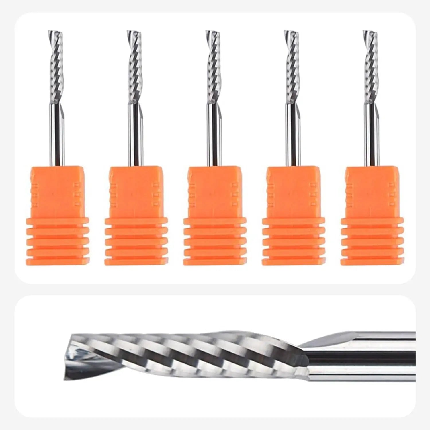 SpeTool EU W03501 O FLUTE 3.175MM DIA x 15MM CL x 3.175MM SHANK x 38.1MM OVL ROUTER BIT