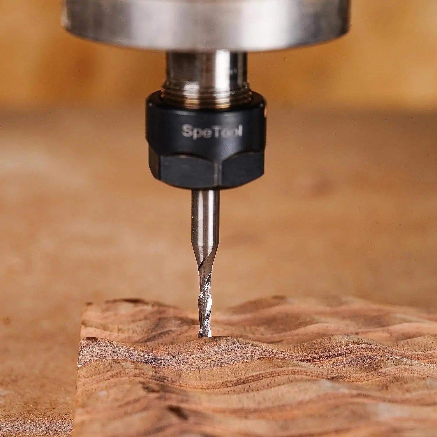 SpeTool EU W02501 COMPRESSION 2 FL 4MM DIA x 20MM CL x 8MM SHANK x 75MM OVL ROUTER BIT