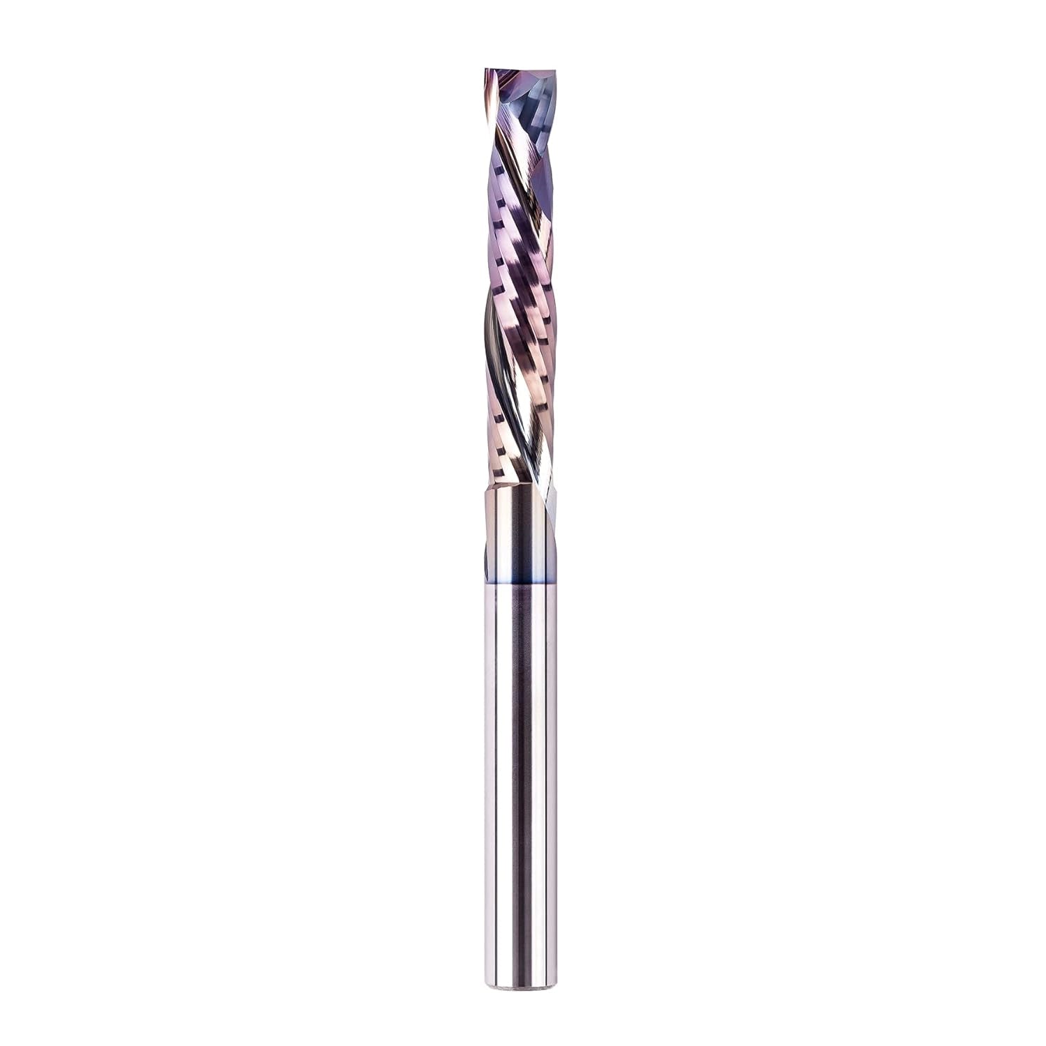 SpeTool EU W02508 SPE-X Coated SC COMPRESSION 2 FL 8MM DIA x 45MM CL x 8MM SHANK x 100MM OVL ROUTER BIT