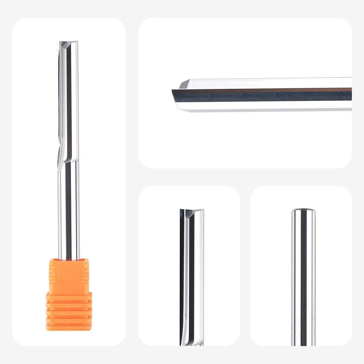 SpeTool EU W04705 6MM DIA x 6MM SHANK x 32MM CL x 75MM OVL Straight End Milling Cutter