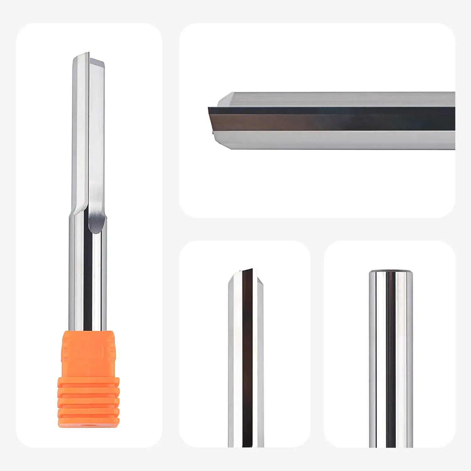 SpeTool EU W04703 8MM DIA x 8MM SHANK x 32MM CL x 75MM OVL Straight End Milling Cutter