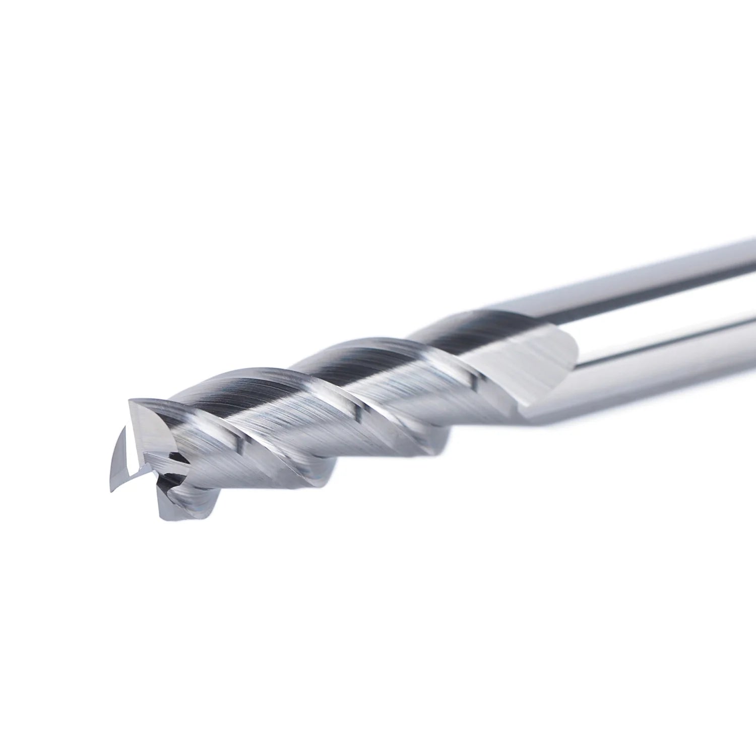 SpeTool 1/4 End Mill for Aluminum Cut 3 Flute CNC Router Bit Non-Ferrous Metal