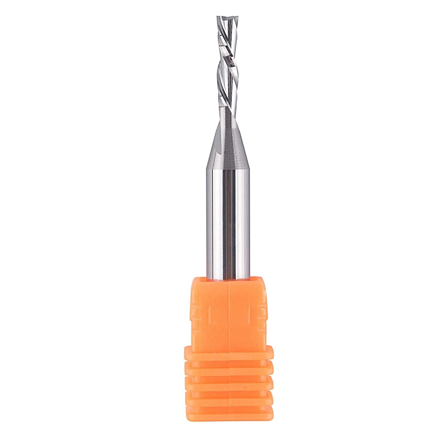 SpeTool 1/8 Dia 1/4 SHK Spiral Downcut Router Bits CNC End Mill for Wood