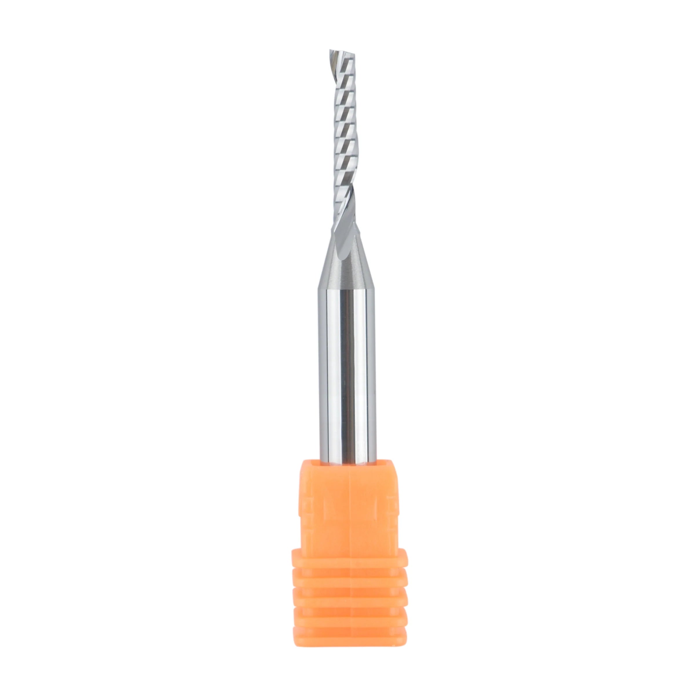 SpeTool 1/8 Spiral O Flute Plastic Cutting for Aluminum up cut router bit