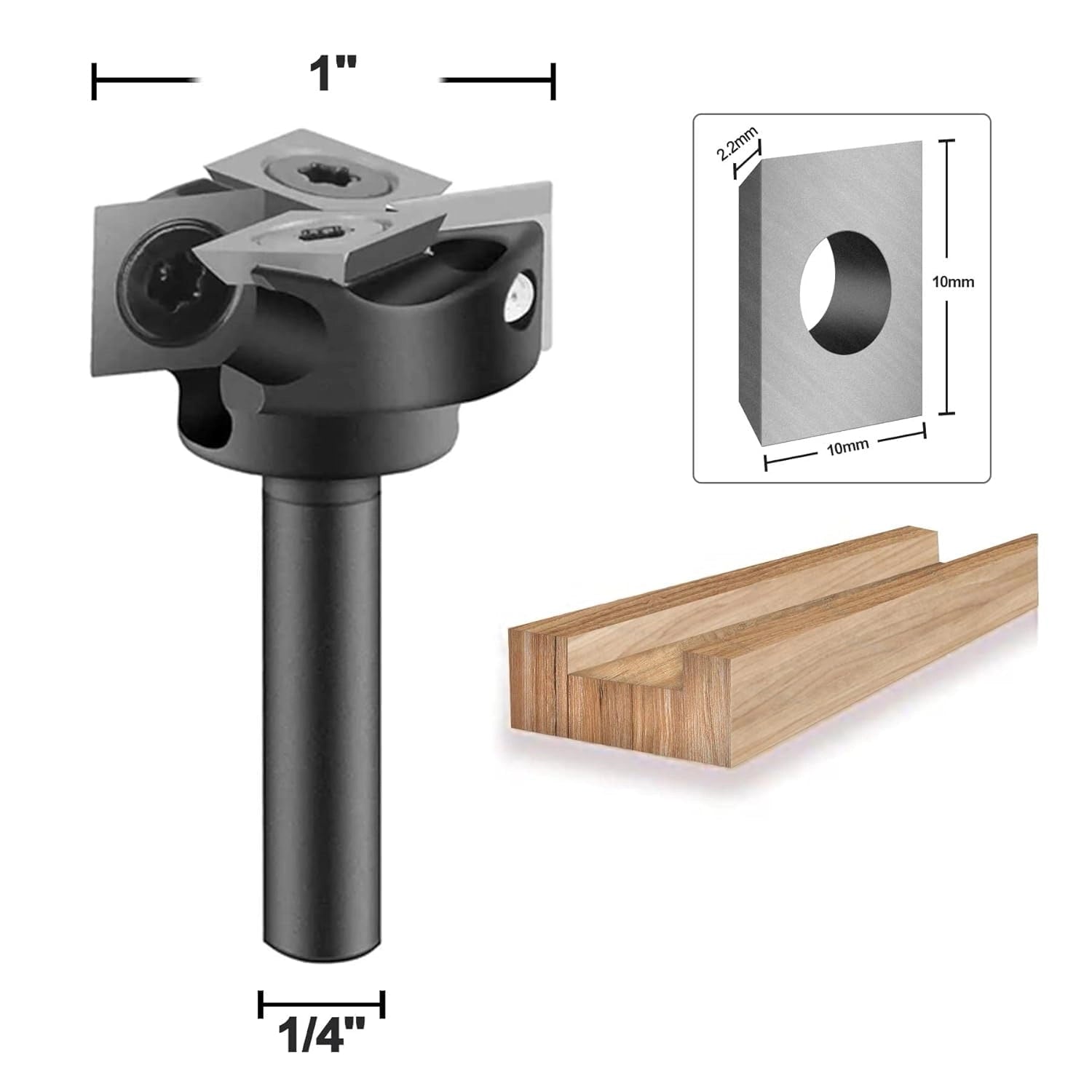 SpeTool2_2FluteSurfacingRouterBitwithinserts Product Dimensions Image