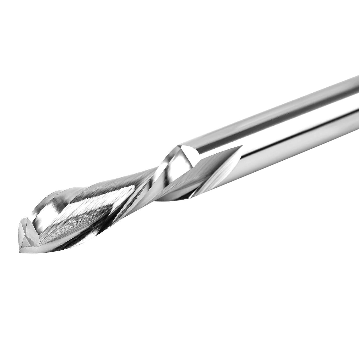 SpeTool 3/8 Dia Down Cut CNC Router Bit 3/8 Shank 3 Extra Long End Mill