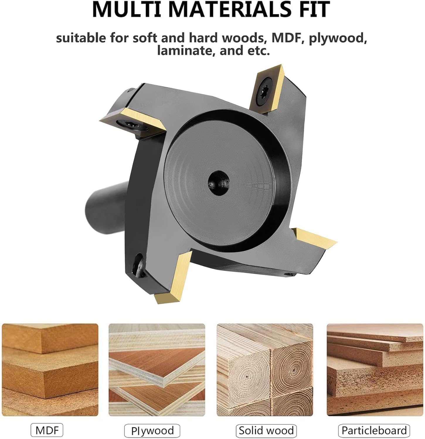 SpeTool4-Wing1/2ShankCNCSpoilboardRouterBitwithExtraInserts Application Image