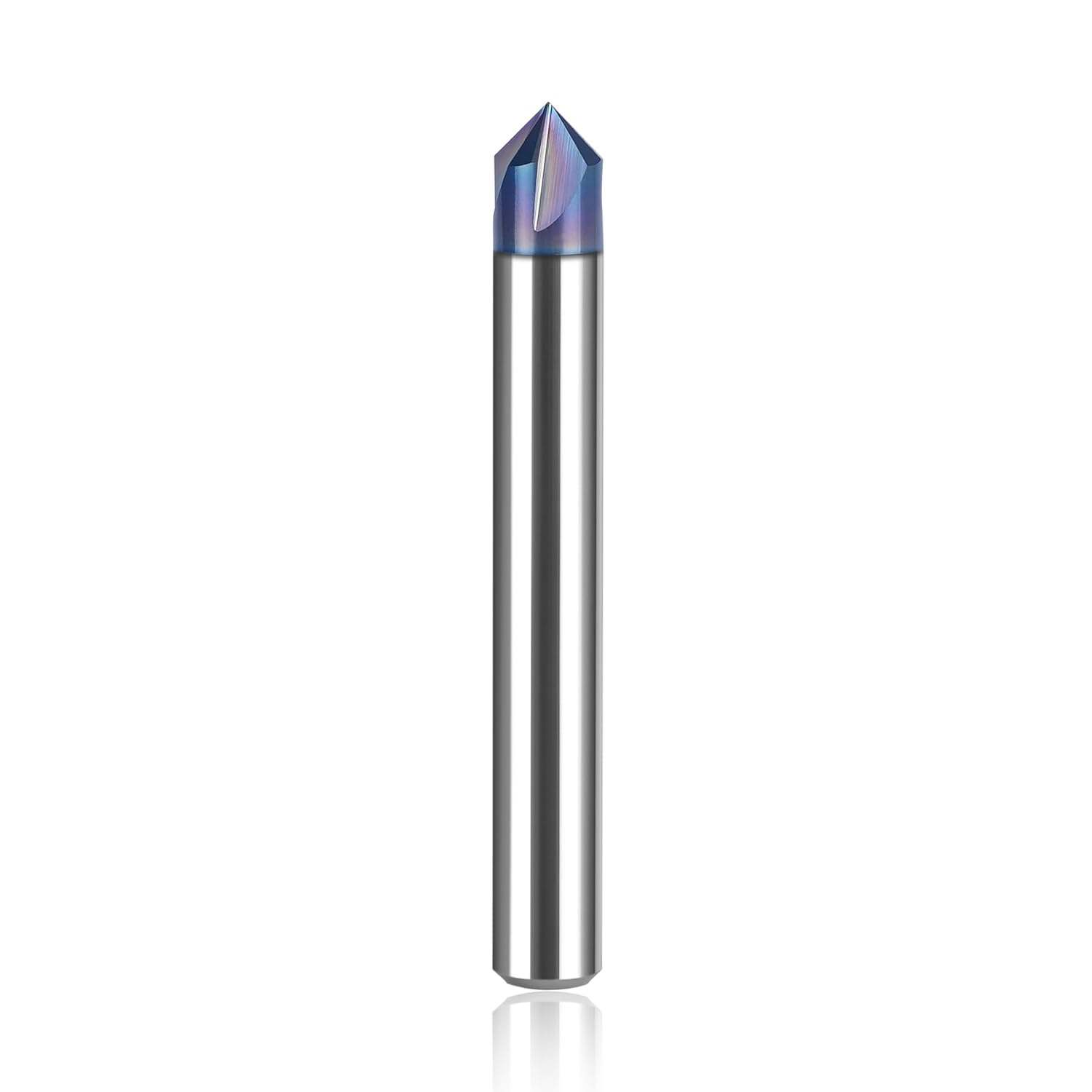 SpeTool W06007 SPE-X Extra Tool Life Coated Solid Carbide V Groove 90 Deg 1/4" Dia x 1/4" Shank x 2" Long 4 Flute Router Bit