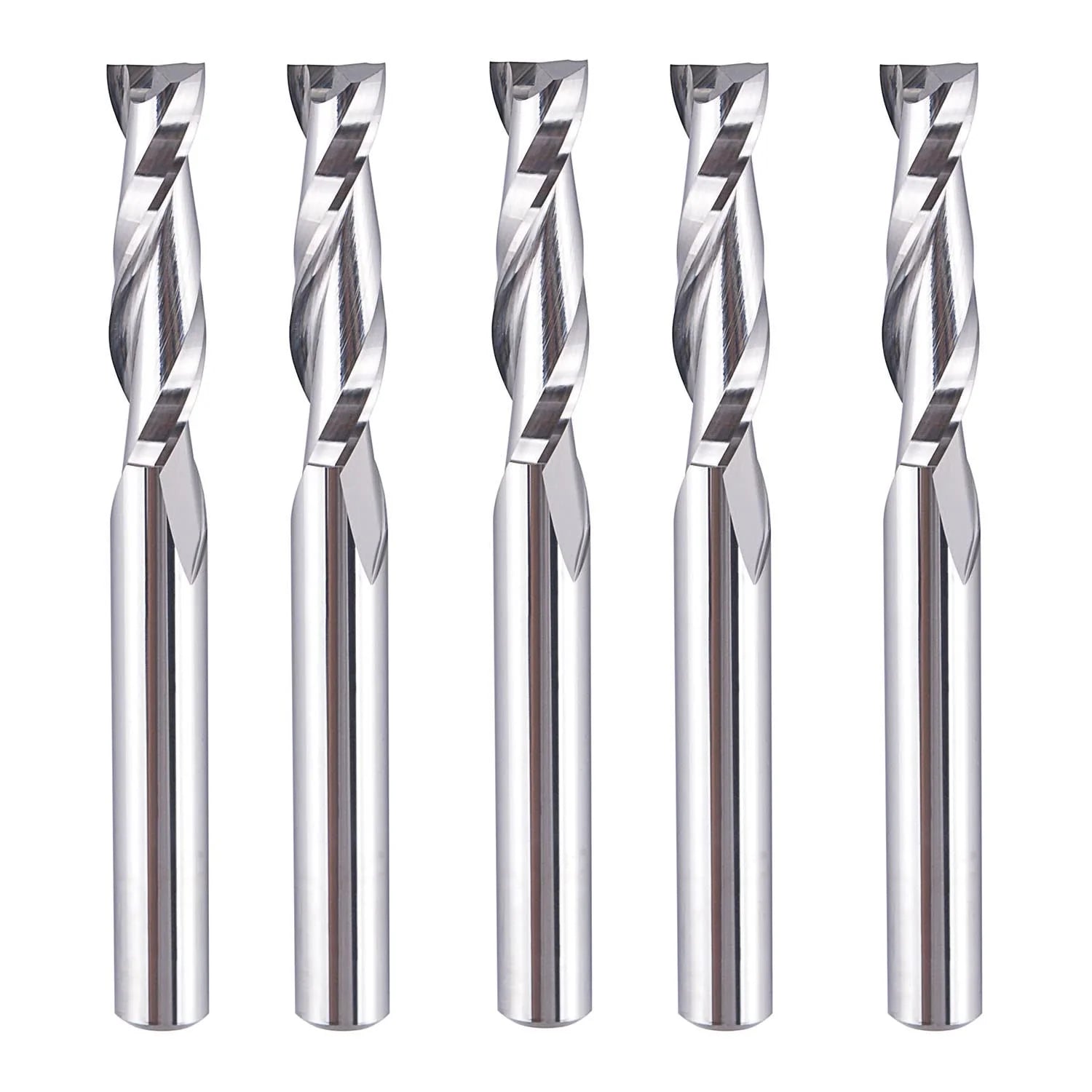 SpeTool UK W04005 SC Spiral Plunge 1/4" Dia x 1/4" Shank x 1" Cutting Length x 2-1/2" Long 2 Flute Up-Cut Router Bit