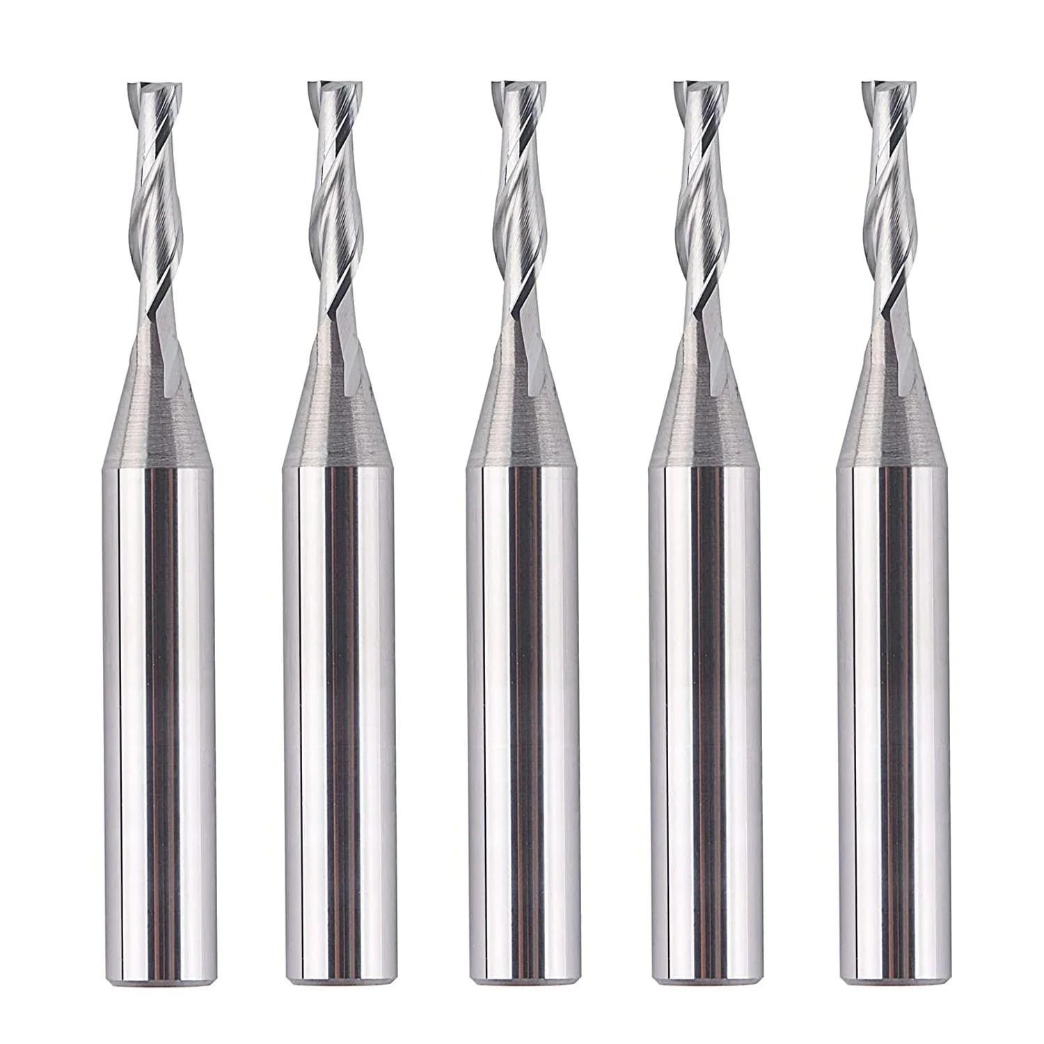 SpeTool UK W04007 SC Spiral Plunge 1/8" Dia x 1/4" Shank x 1/2" Cutting Length x 2" Long 2 Flute Up-Cut Router Bit