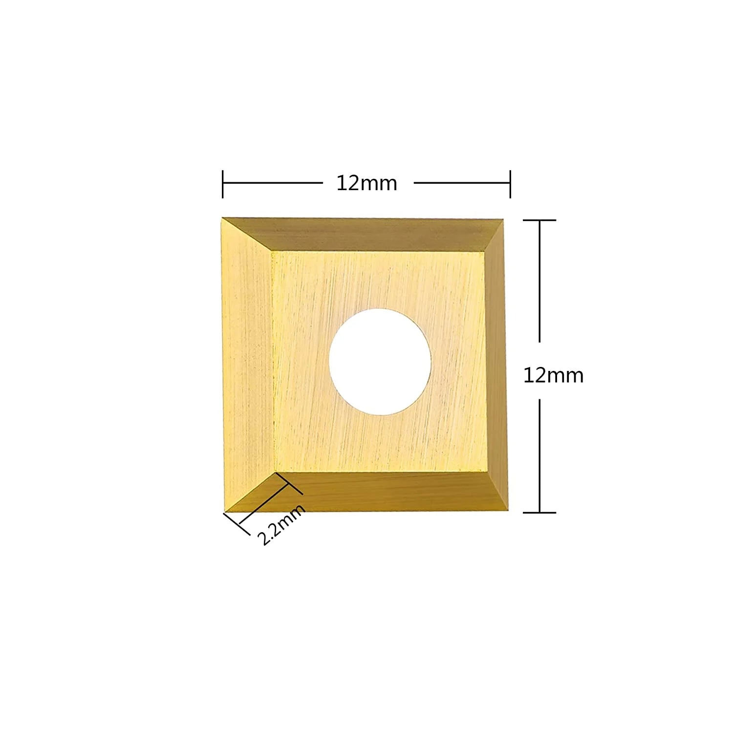 SpeTool ATS Coated Carbide 4 Cutting Edges Insert Replacement for Planer Bit