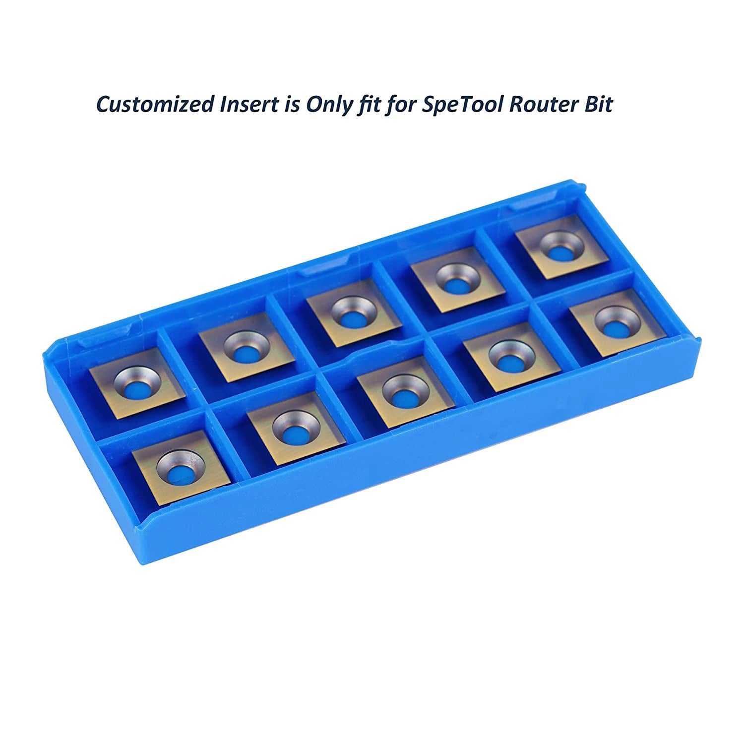 SpeTool ATS Coated Carbide 4 Cutting Edges Insert Replacement for Planer Bit