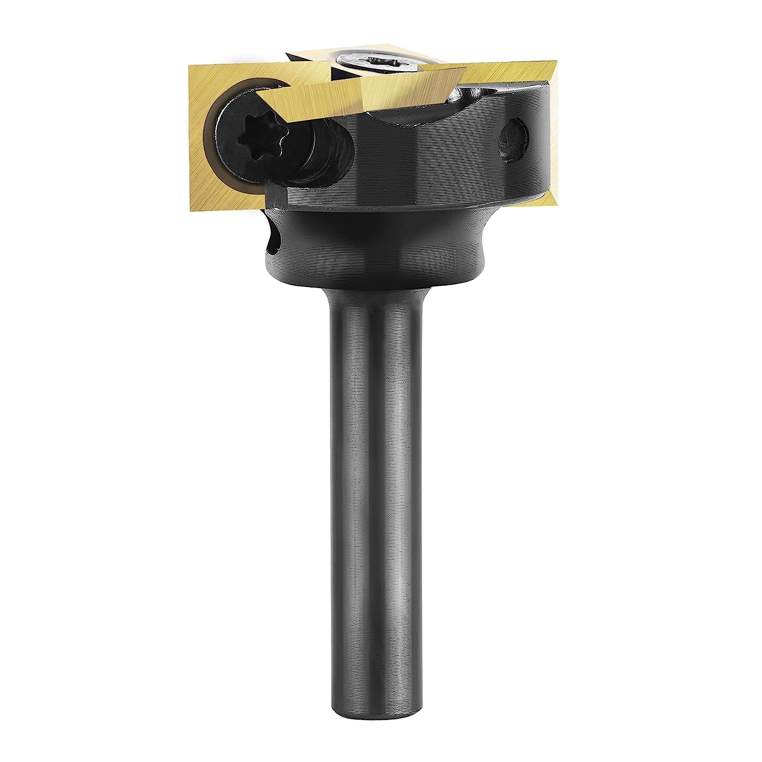 SpeTool ATS Coated Insert 2+2 1" Dia 1/4" Shank Surfacing Router Bit