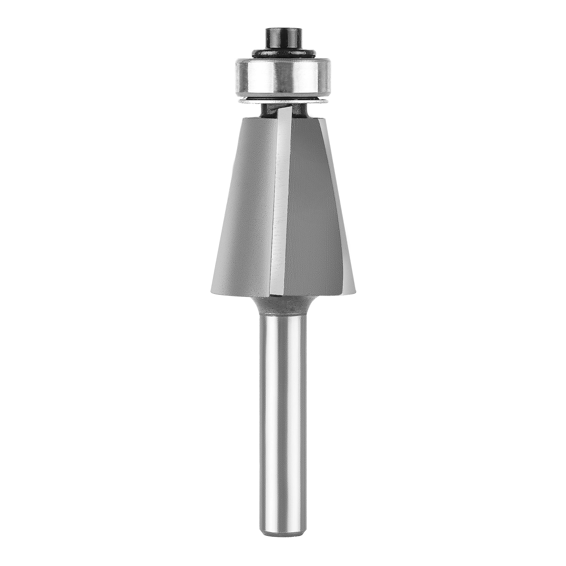 SpeTool Carbide Tipped Chamfer 11.25D 7/8" Dia 1/4" SHK Bearing Router Bit