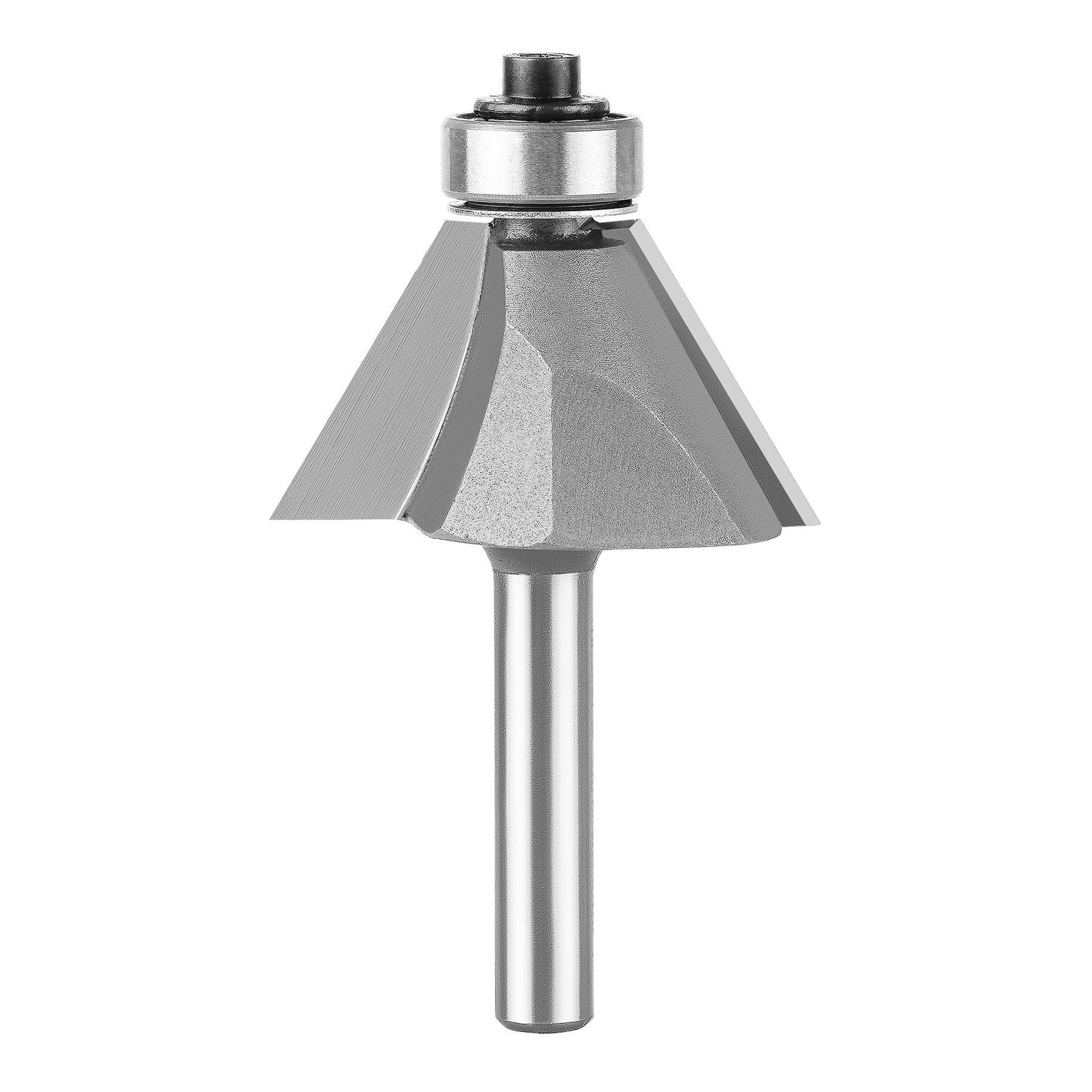 SpeTool Carbide Tipped Chamfer 30D 1-3/8" Dia 1/4" SHK Bearing Router Bit