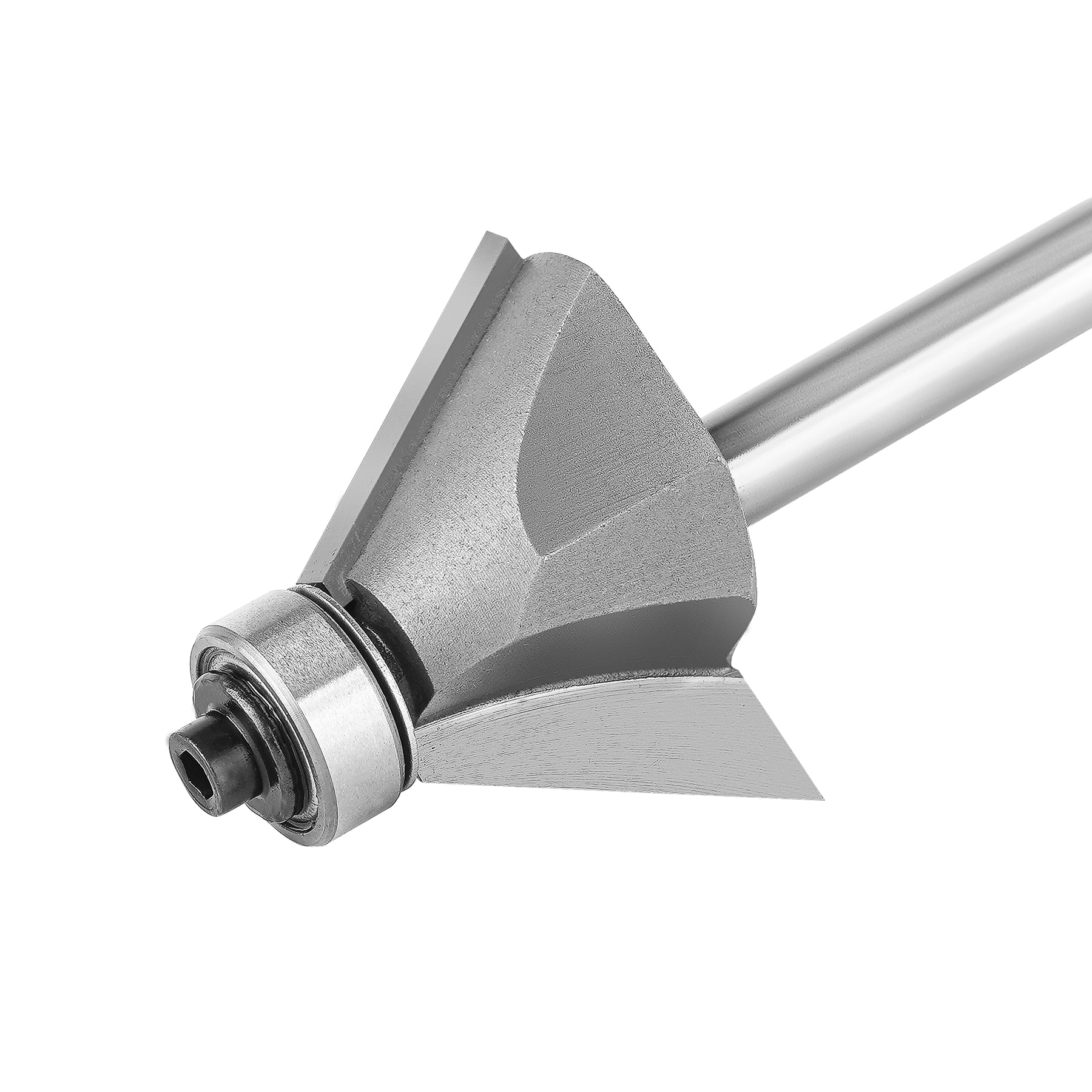 SpeTool Carbide Tipped Chamfer 30D 1-3/8" Dia 1/4" SHK Bearing Router Bit