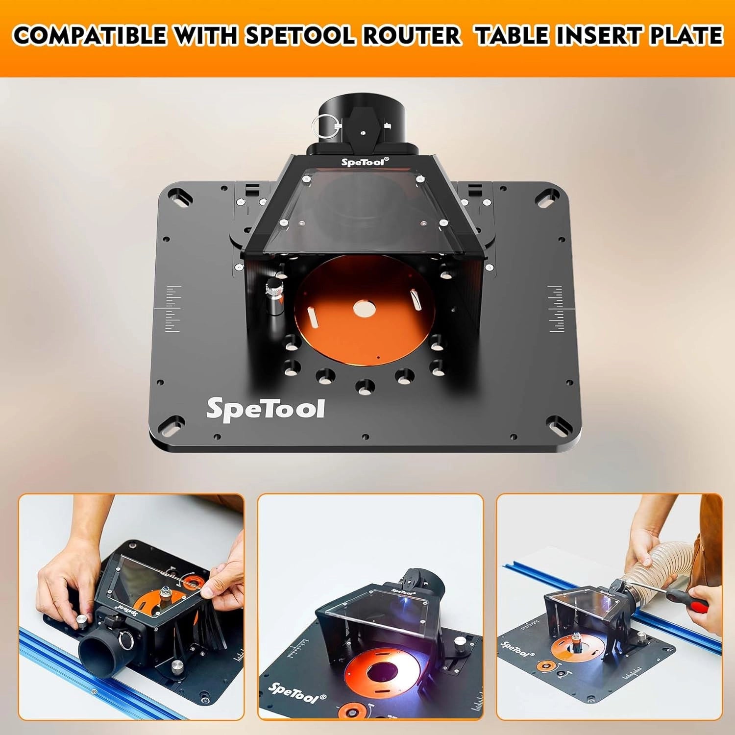 SpeTool_Router_Table_Dust_Hood_Collector